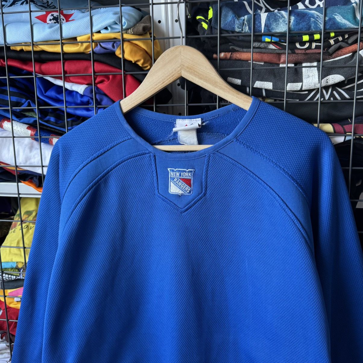 Majestic × NHL × Vintage Majestic New York Rangers Vintage NHL Jersey Size US XL / EU 56 / 4 - 2 Thumbnail