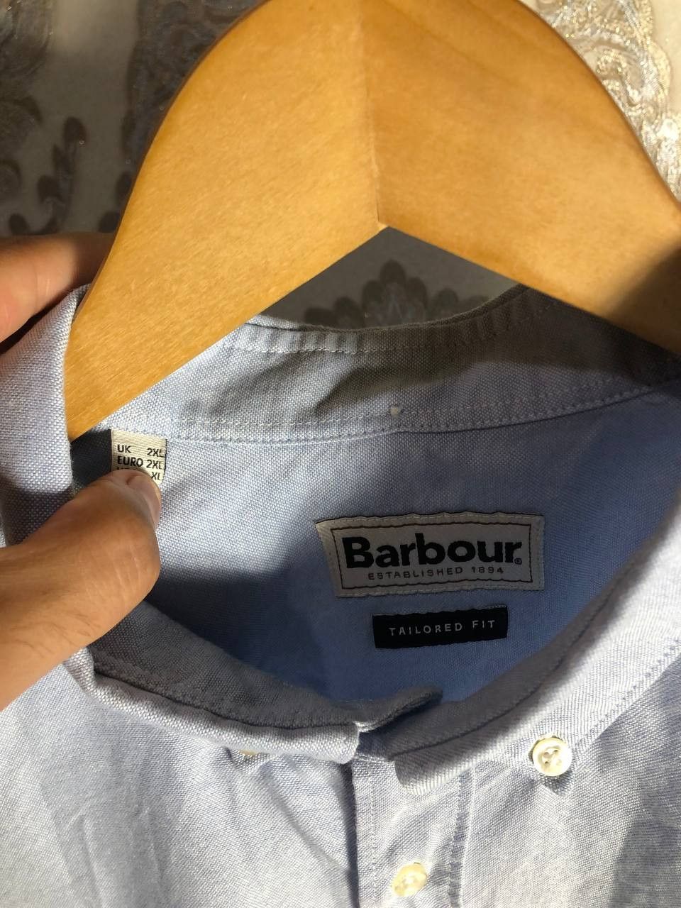 Barbour Vintage Barbour International Oxford Classic Shirt Casual Size US XXL / EU 58 / 5 - 3 Thumbnail