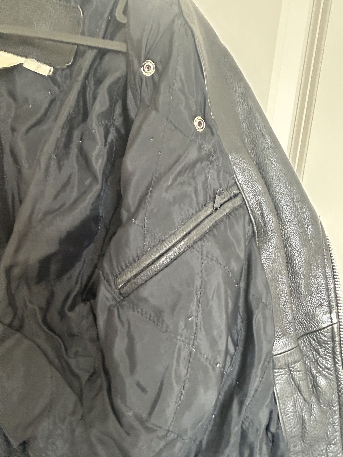 Other 1980s VINTAGE PELLE CUIR LEATHER JACKET Size US M / EU 48-50 / 2 - 9 Thumbnail
