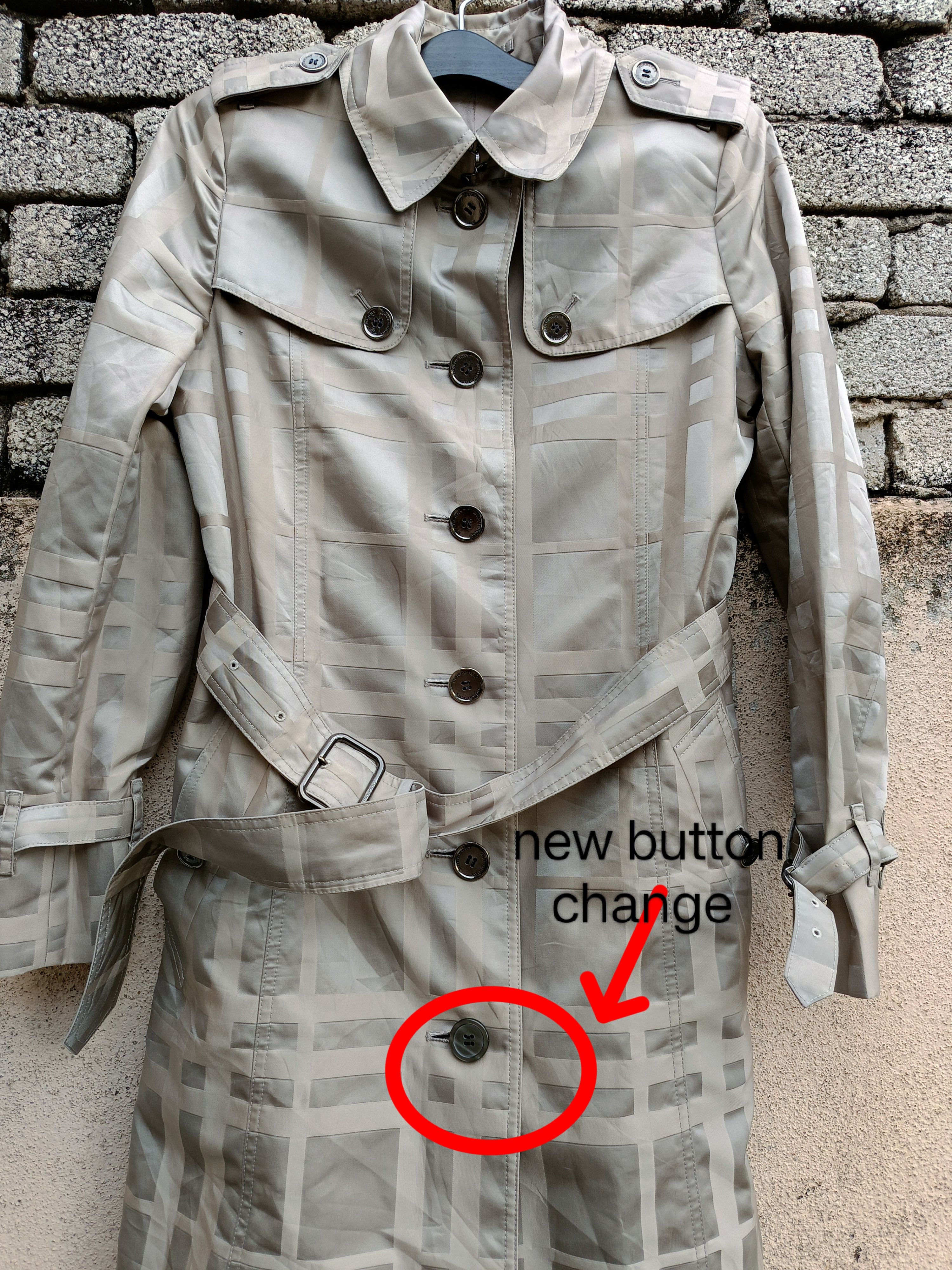 Burberry BURBERRY LONDON LAVENDER CHECK FABRIC HAWKESBURY TRENCH COAT Size US S / EU 44-46 / 1 - 15 Thumbnail