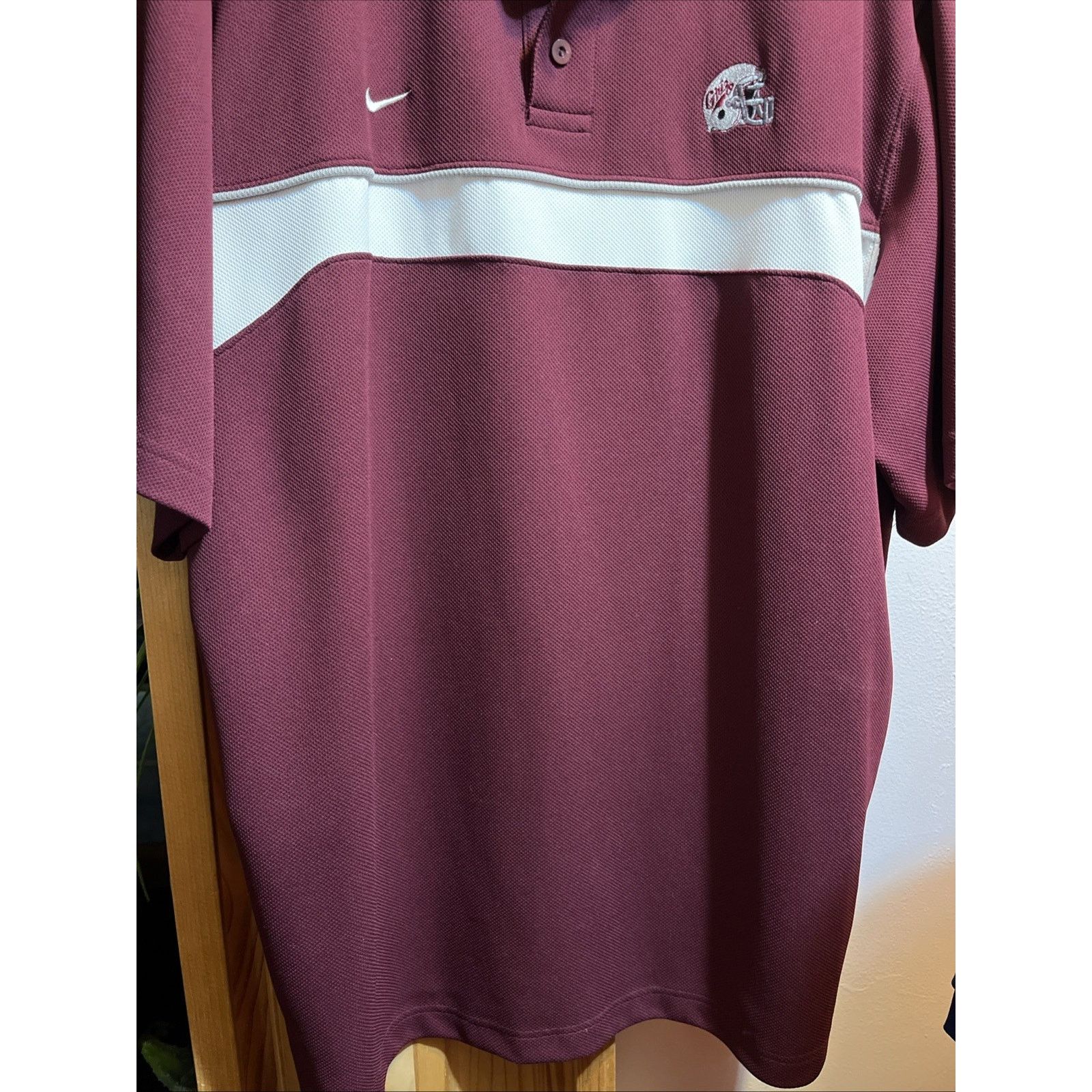 Nike Nike Team Montana Grizzlies NCAA Polo Shirt Men’s XL Maroon Size US XL / EU 56 / 4 - 6 Thumbnail