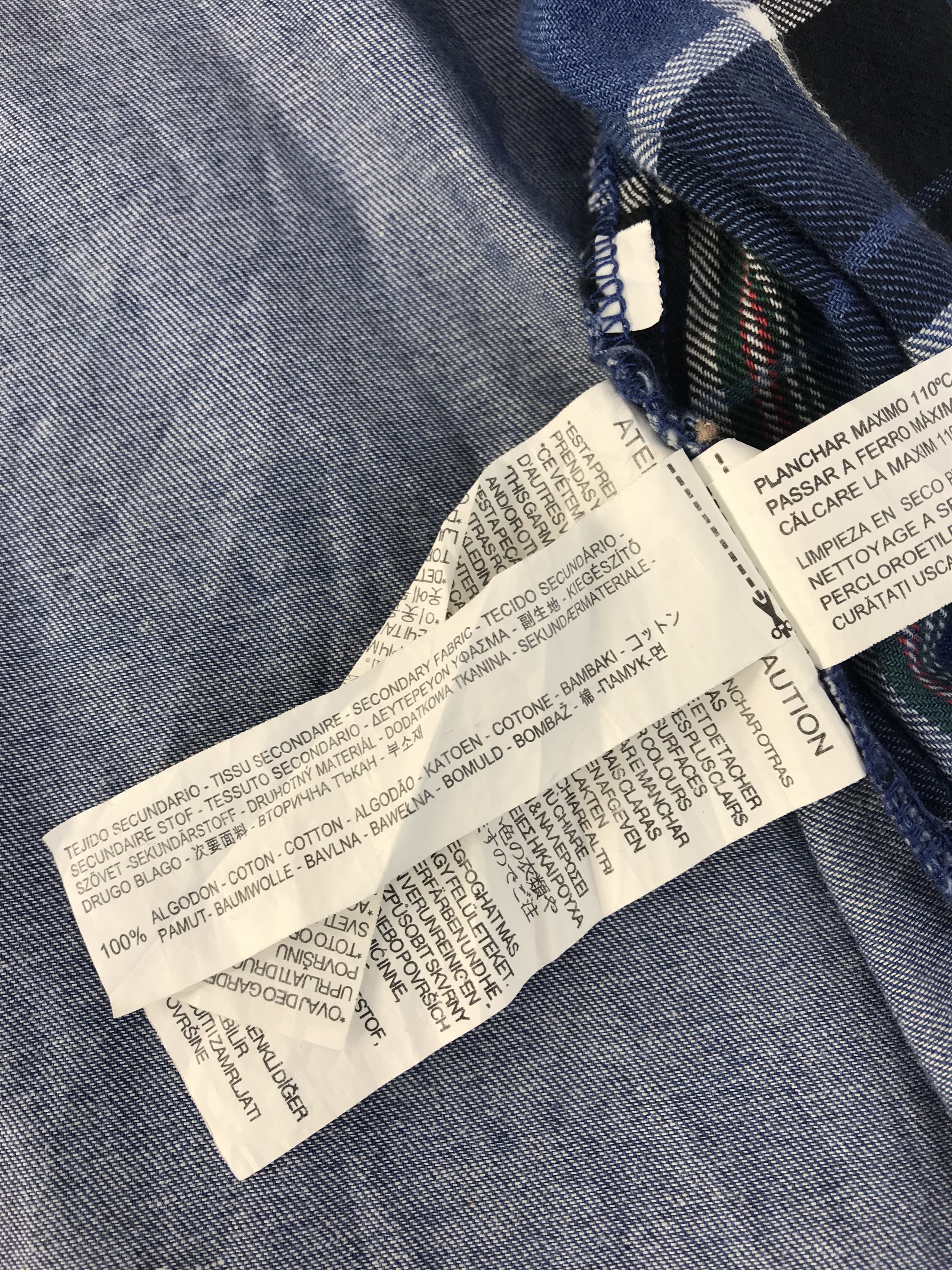 Zara Zara Man Denim Couture Slim Fit Western Denim Shirt Size US S / EU 44-46 / 1 - 10 Thumbnail