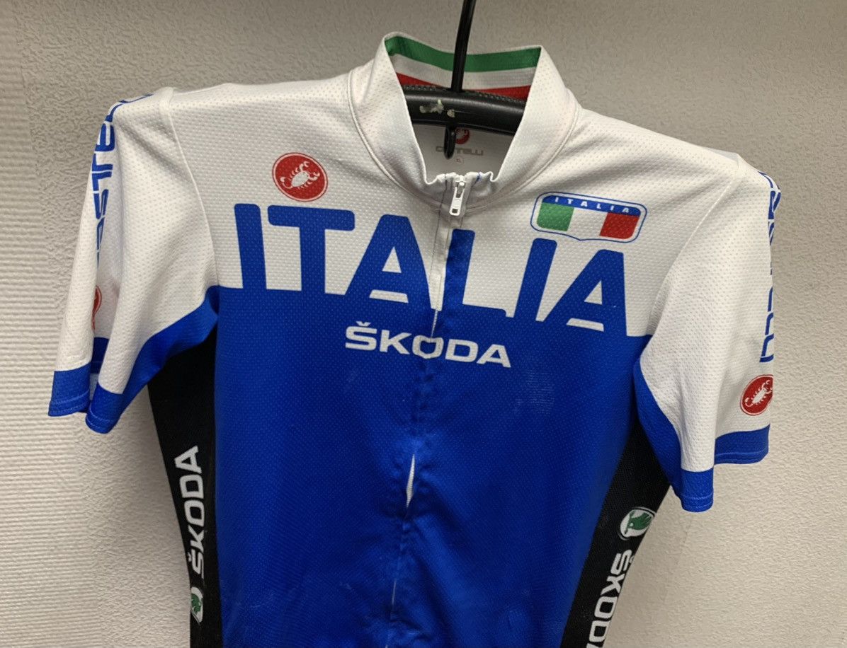 Bicycle Castelli Italia Skoda vintage bicycle bice jersey Xl sz Size US XL / EU 56 / 4 - 2 Thumbnail