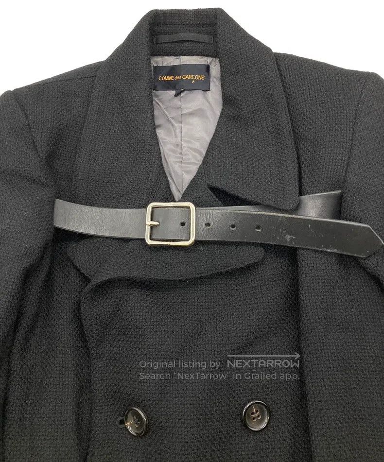 Comme des Garcons Comme des Garcons Belted Woolen Coat Size S / US 4 / IT 40 - 4 Thumbnail