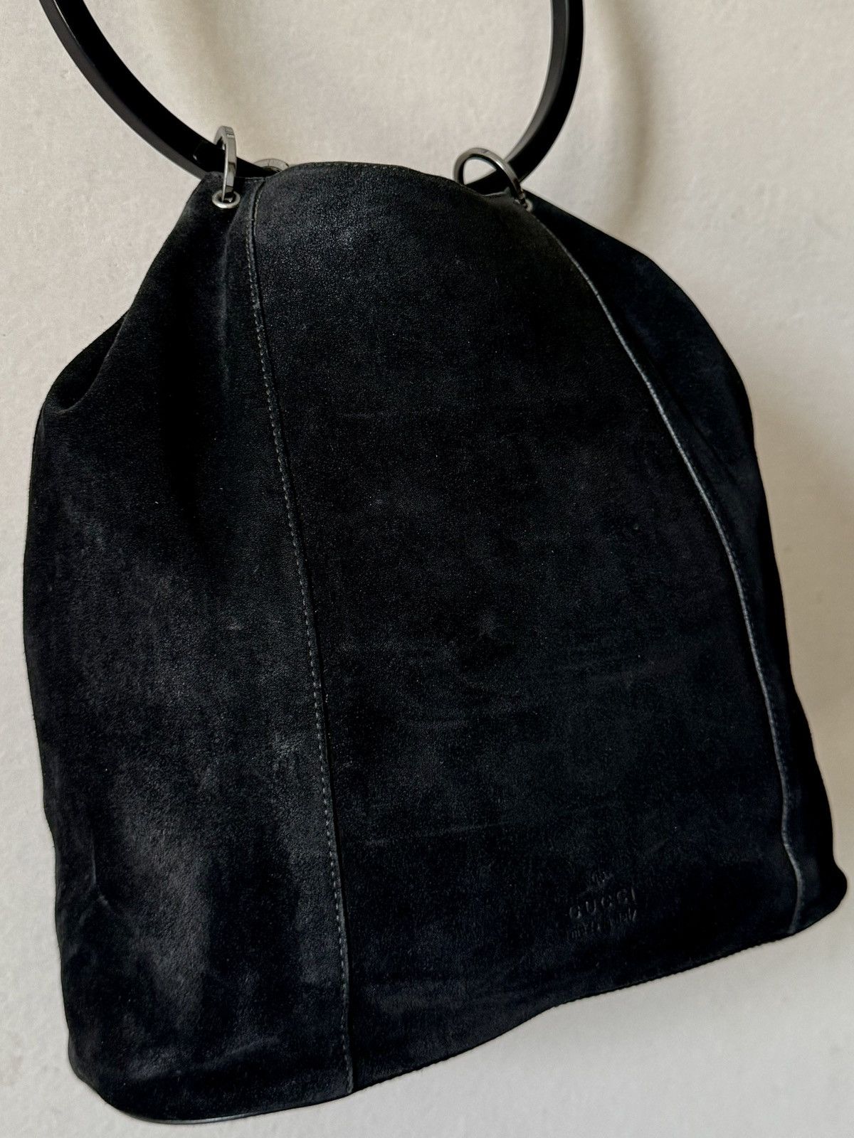 Gucci Gucci - Tom Ford - FW1999 - Suede Ring Bag Size ONE SIZE - 5 Thumbnail