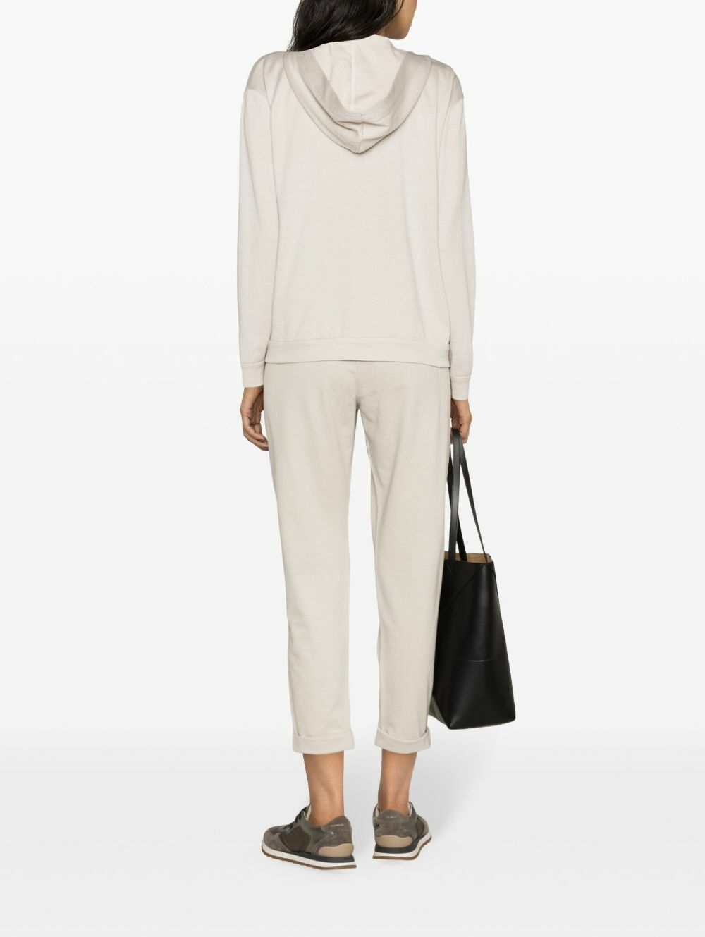 Brunello Cucinelli o1y0725 Sweatpant in Beige Size 26" / US 2 / IT 38 - 3 Thumbnail