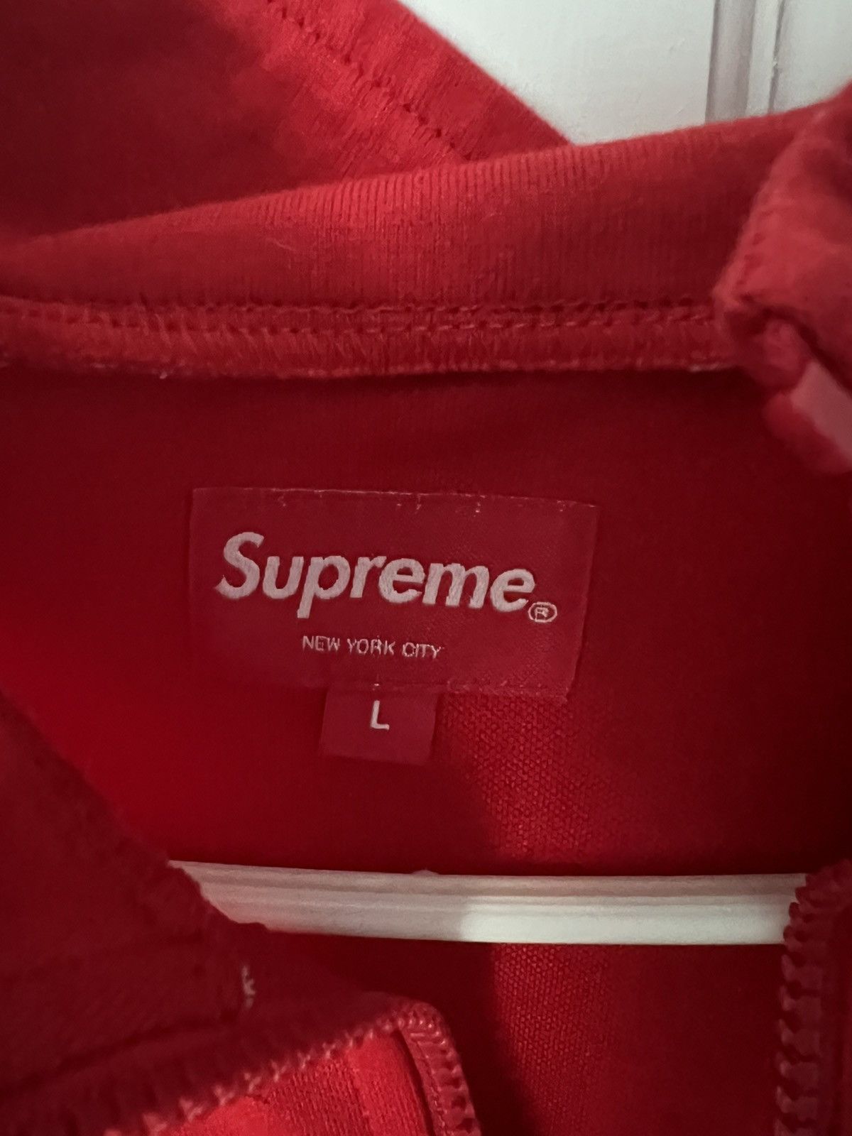 Supreme Supreme Track Half Zip Pullover Jacket Sweater Red Size US L / EU 52-54 / 3 - 4 Thumbnail