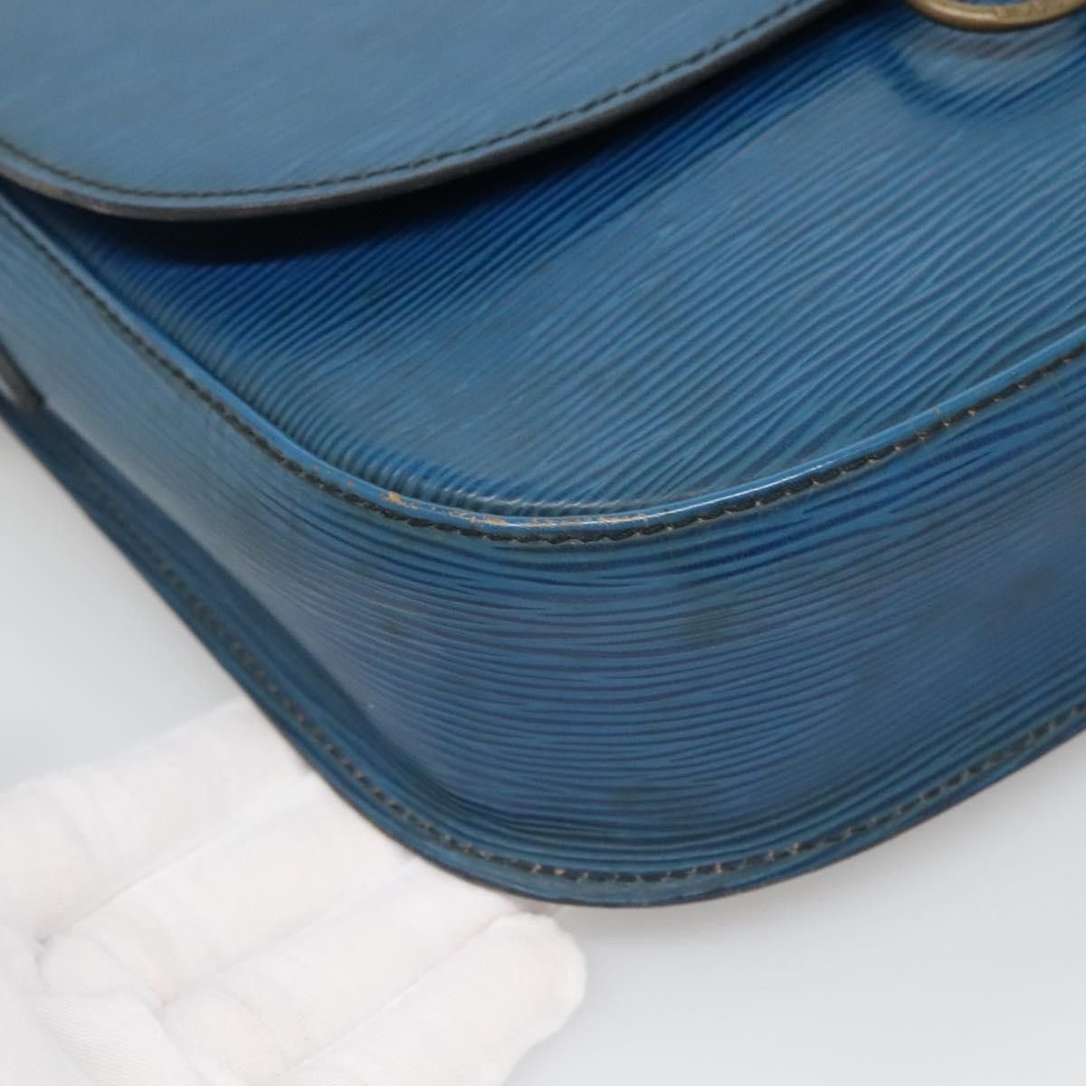 Louis Vuitton LOUIS VUITTON Epi Saint Cloud GM Shoulder Bag Toledo Blue Size ONE SIZE - 16 Thumbnail