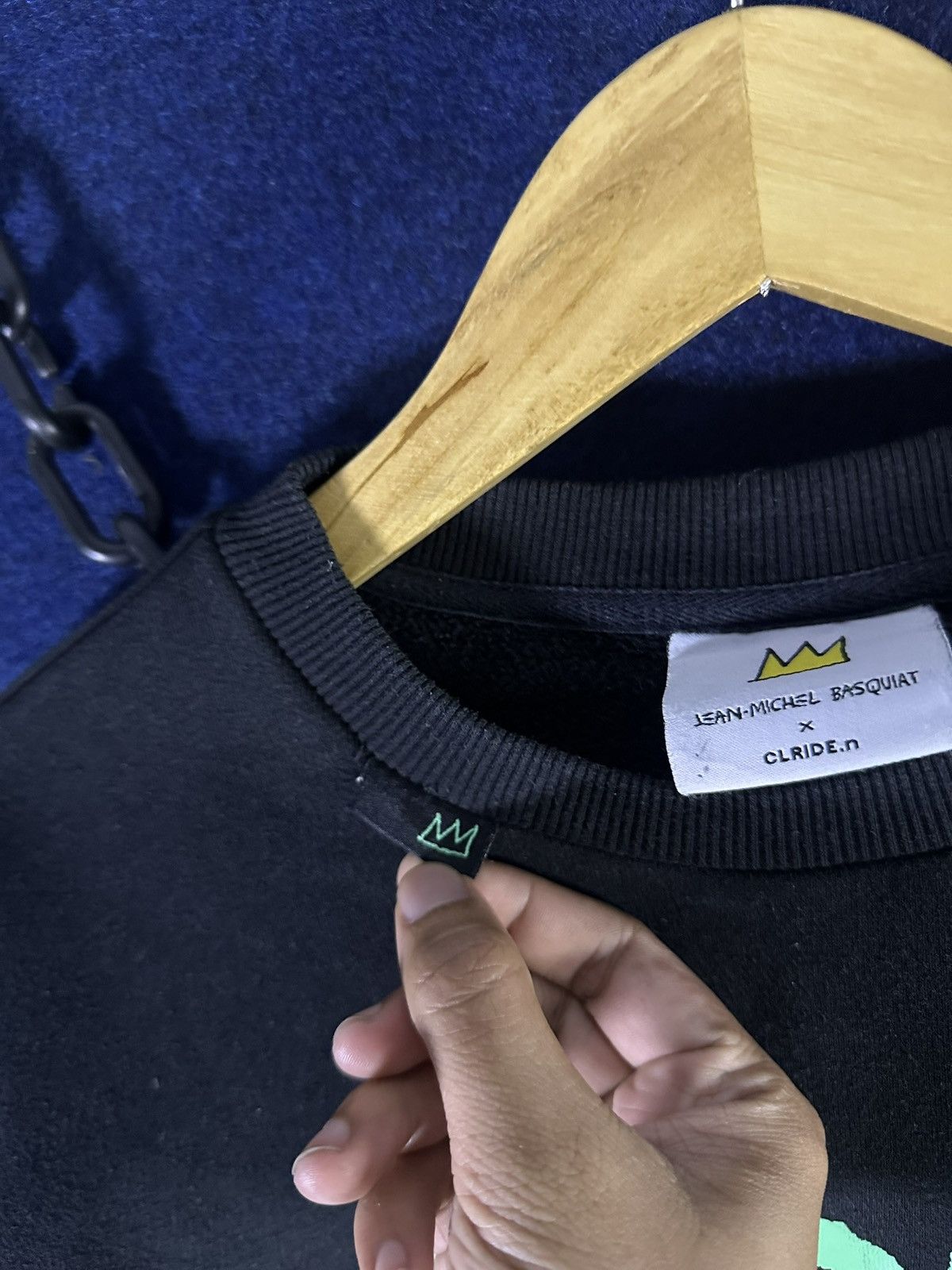 Jean-Michel Basquiat Rare Crewneck JMB/Jean Michel Basquiat x CLRIDE.n Size US L / EU 52-54 / 3 - 4 Thumbnail