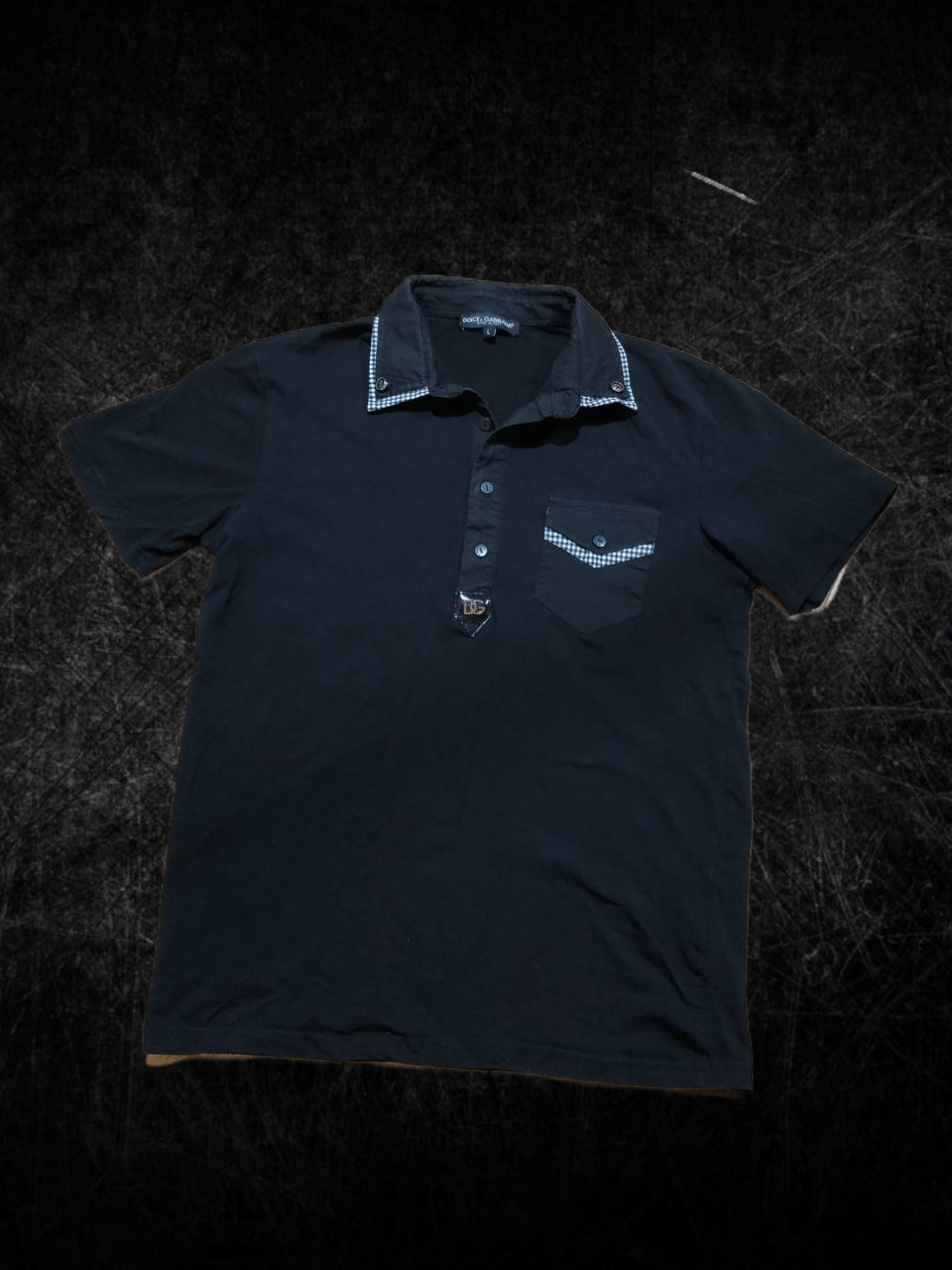 Dolce & Gabbana Luxury Dolce And Gabbana Mens Polo T-shirt Black Size US L / EU 52-54 / 3 - 1 Thumbnail