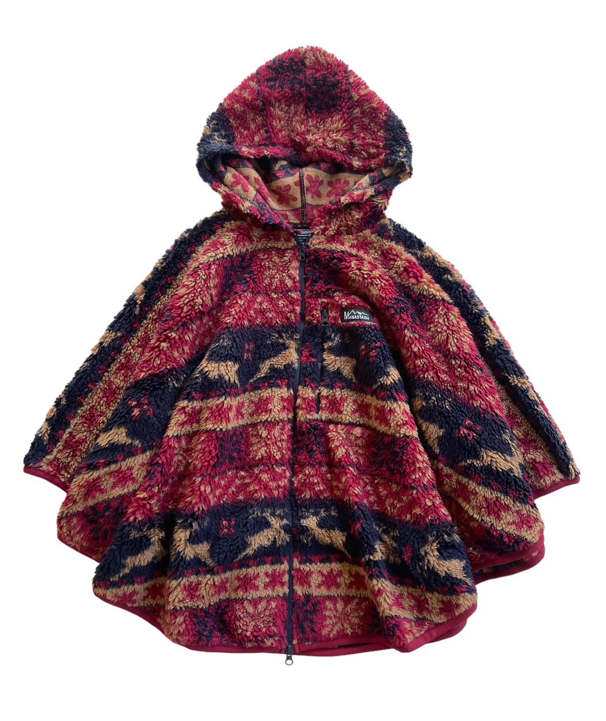 Manastash Manastash Nordic Printed Zipper Poncho Size S / US 4 / IT 40 - 1 Thumbnail