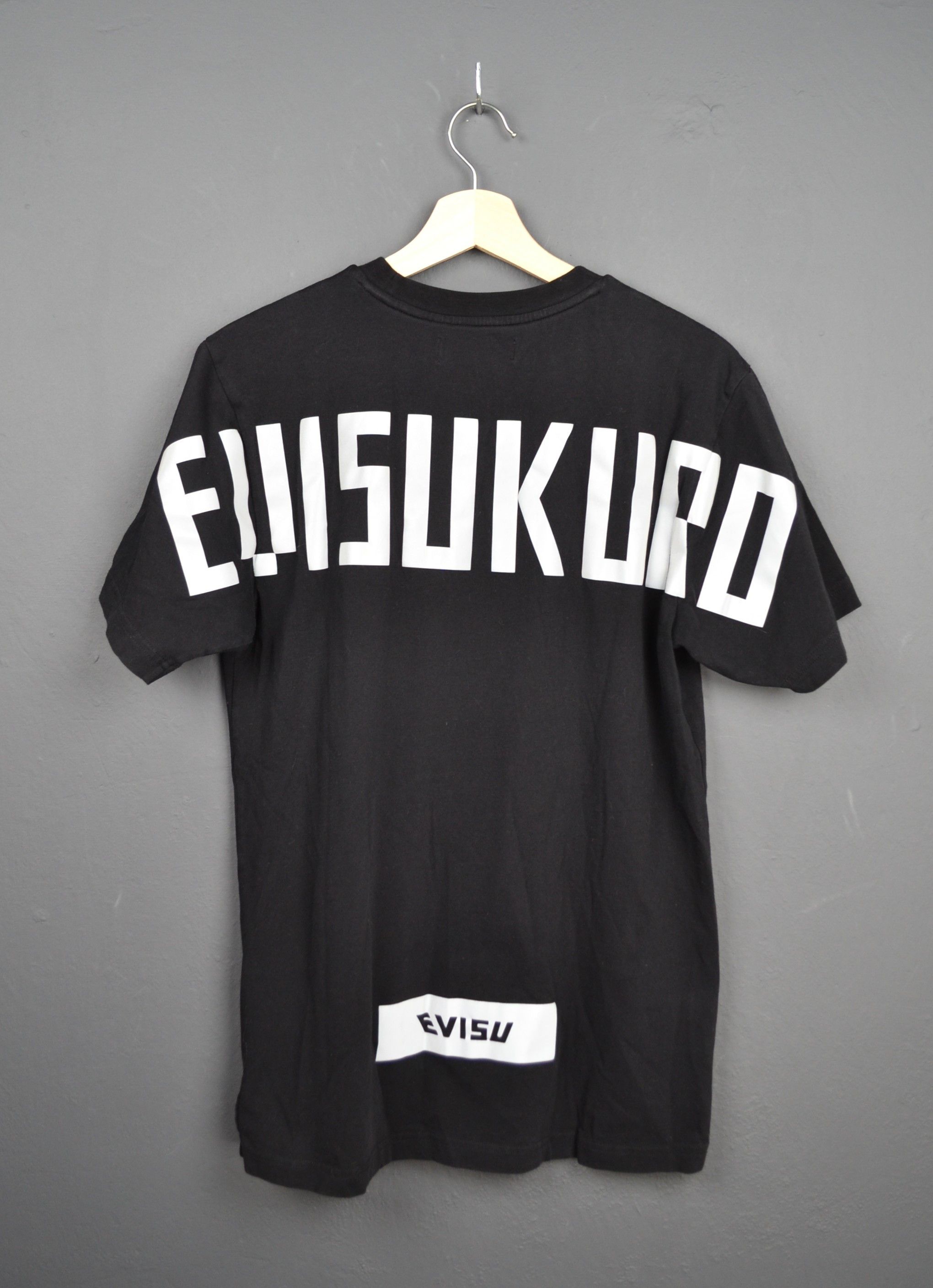 Evisu Evisu Evisukuro 3M Reflective Print T-shirt M Black Size US M / EU 48-50 / 2 - 6 Thumbnail