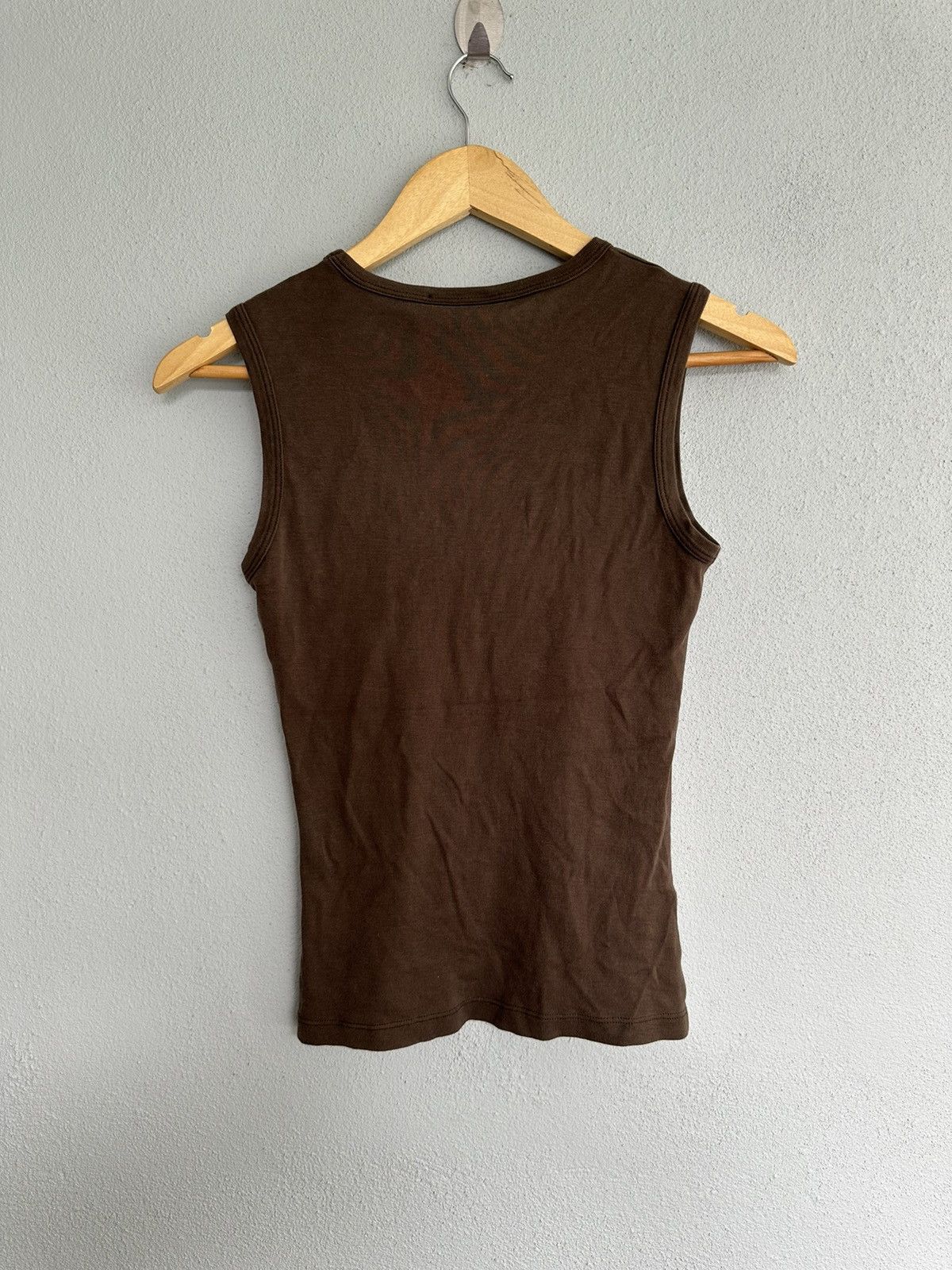 Celine Celine Logo Tank Top Made In France Size US XS / EU 42 / 0 - 2 Thumbnail