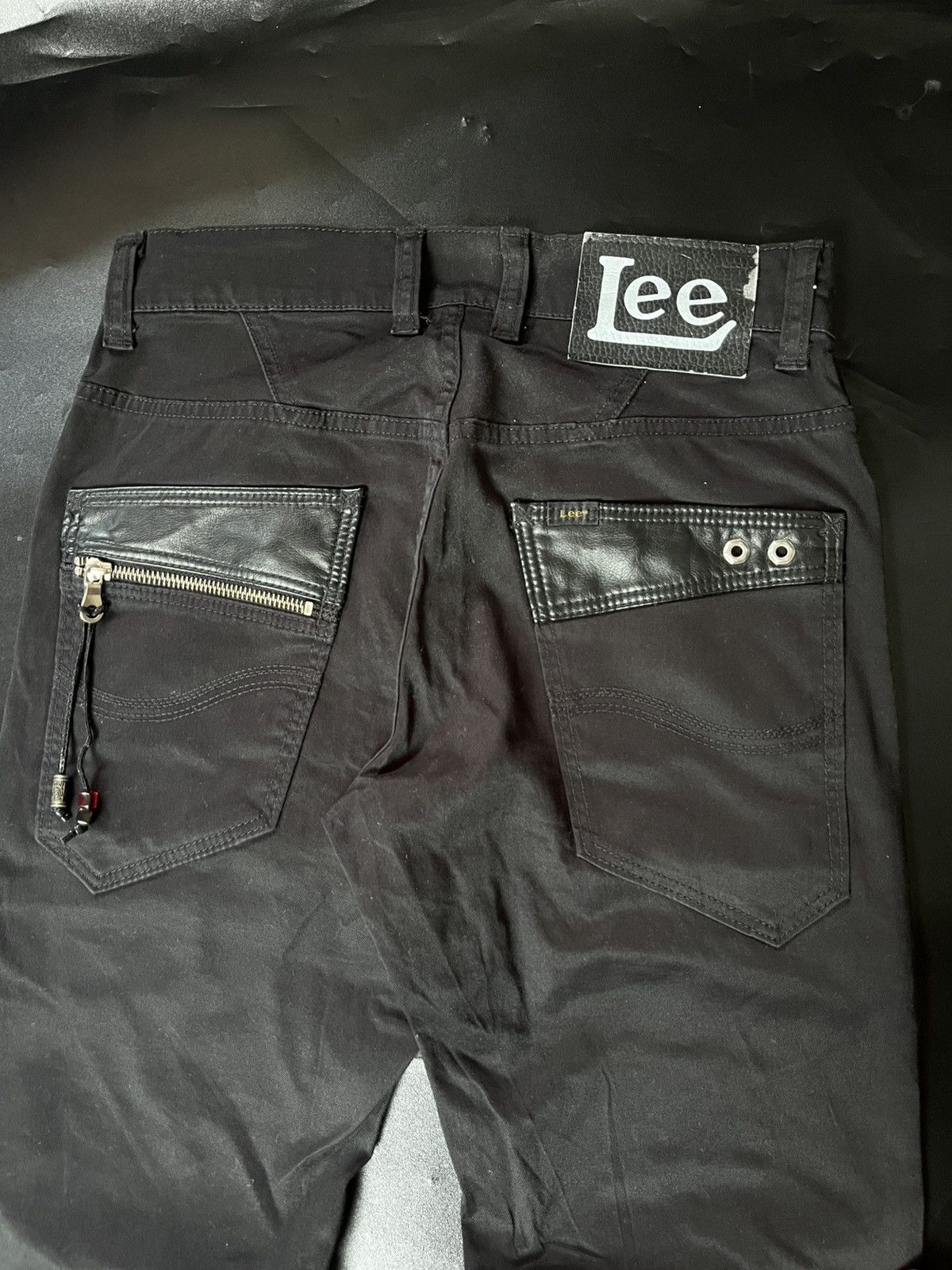If Six Was Nine × Japanese Brand × Le Grande Bleu (L.G.B.) Super Black Lee riders Bondage Size US 29 - 5 Thumbnail