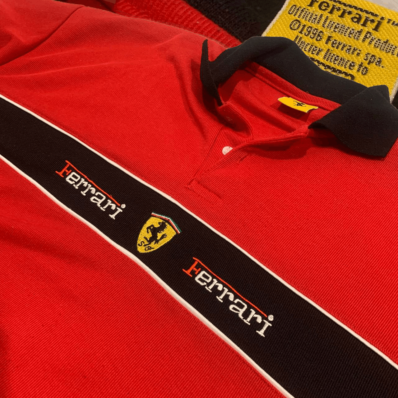 Ferrari Ferrari 1996 Vintage polo Size US XL / EU 56 / 4 - 3 Thumbnail