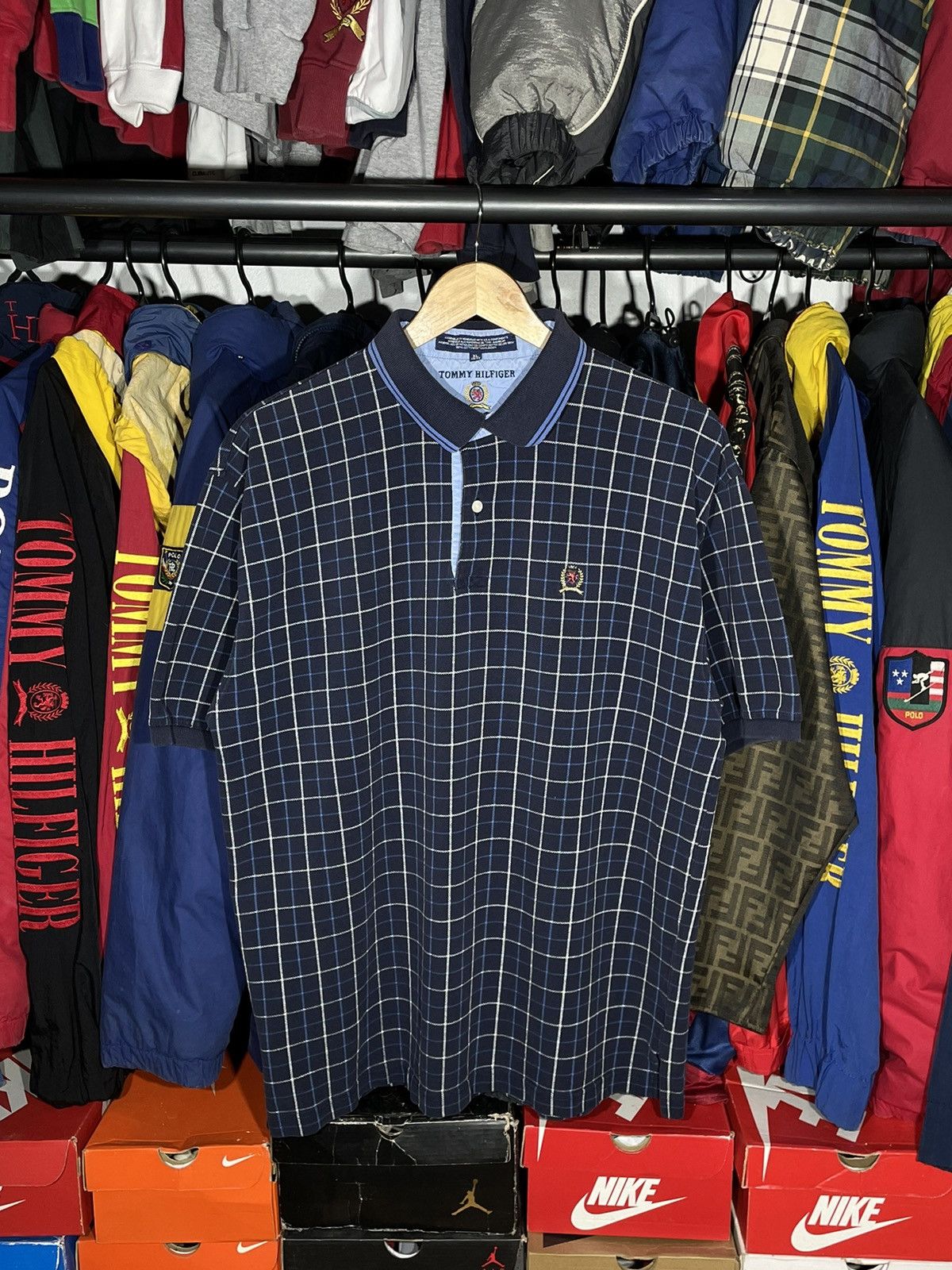 Tommy Hilfiger × Vintage Polo T-shirt Tommy Hilfiger Crest 90’s Vintage Size US XL / EU 56 / 4 - 1 Thumbnail