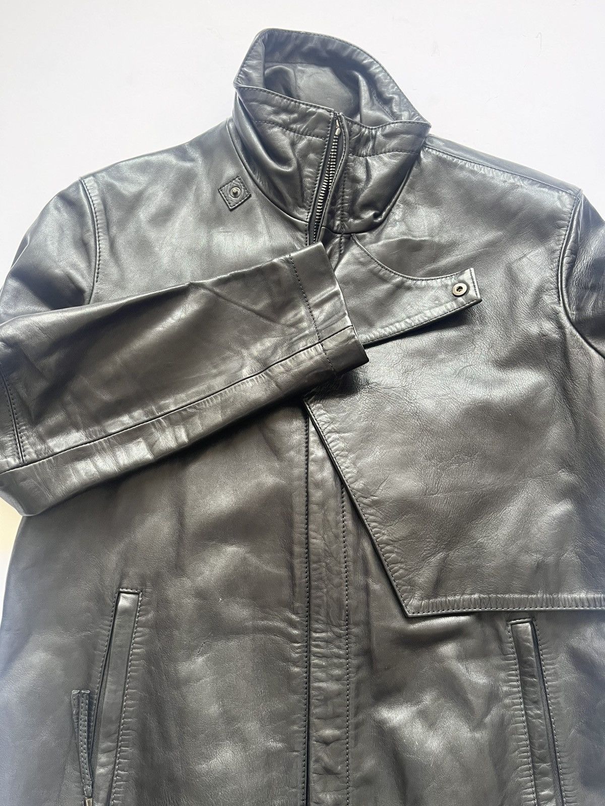 Alexandre Plokhov Alexandre Plokhov Black Leather Short Leather Size US M / EU 48-50 / 2 - 4 Thumbnail