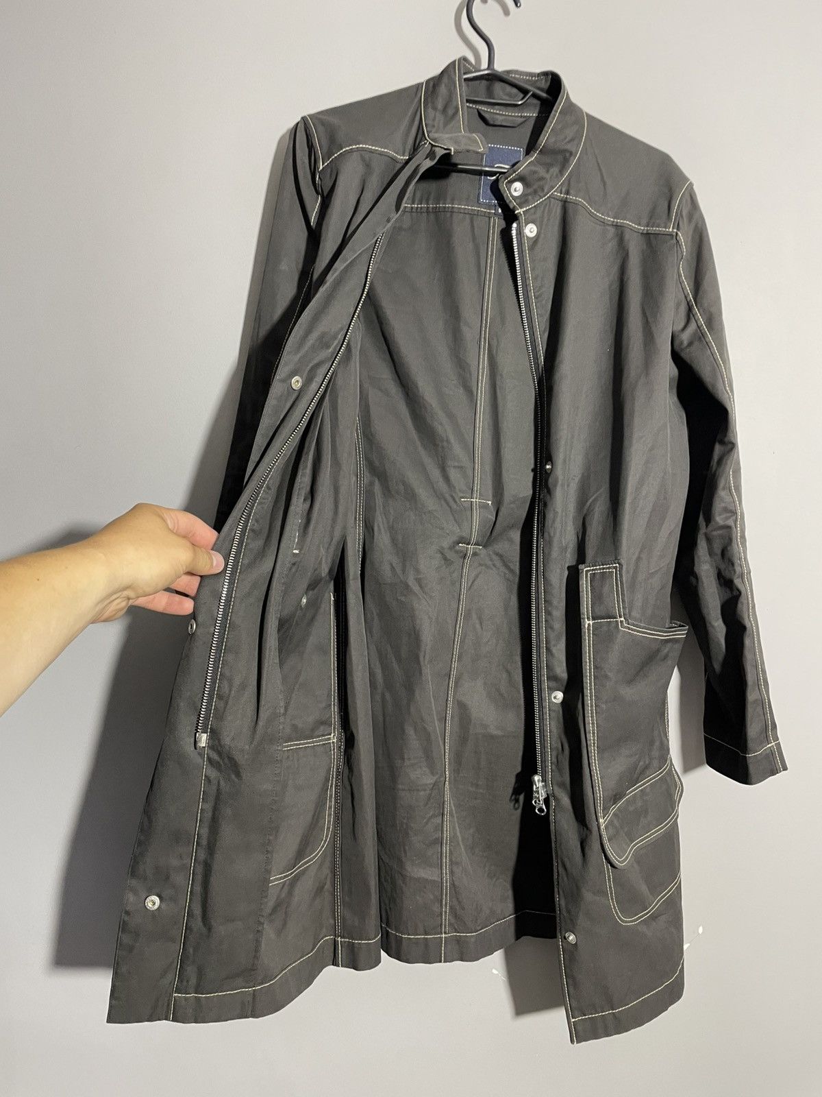 Fay Fay Dark Belted Cotton Trench Coat size s Size S / US 4 / IT 40 - 11 Thumbnail