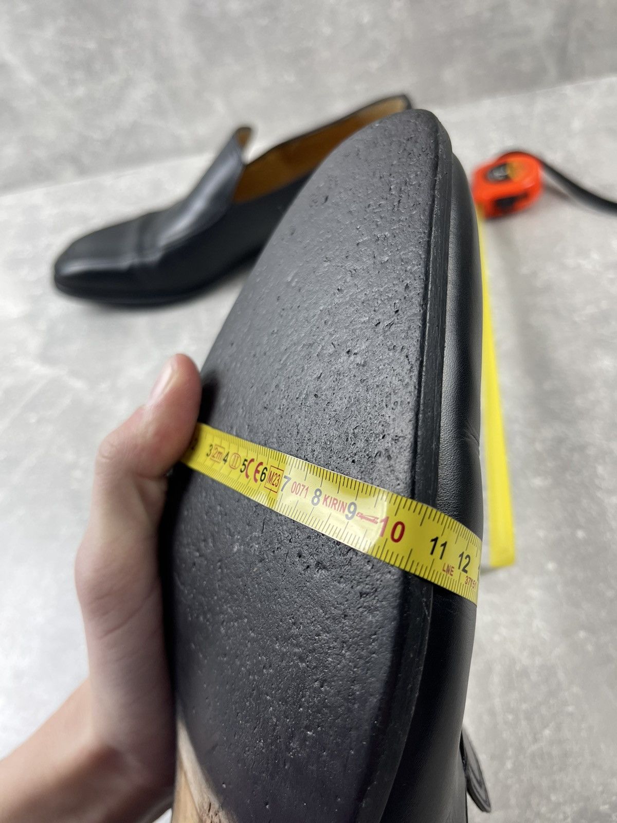 Gucci × Vintage Gucci Archive Black Leather Moccasins Slip-on Shoes Size US 10 / EU 43 - 17 Thumbnail