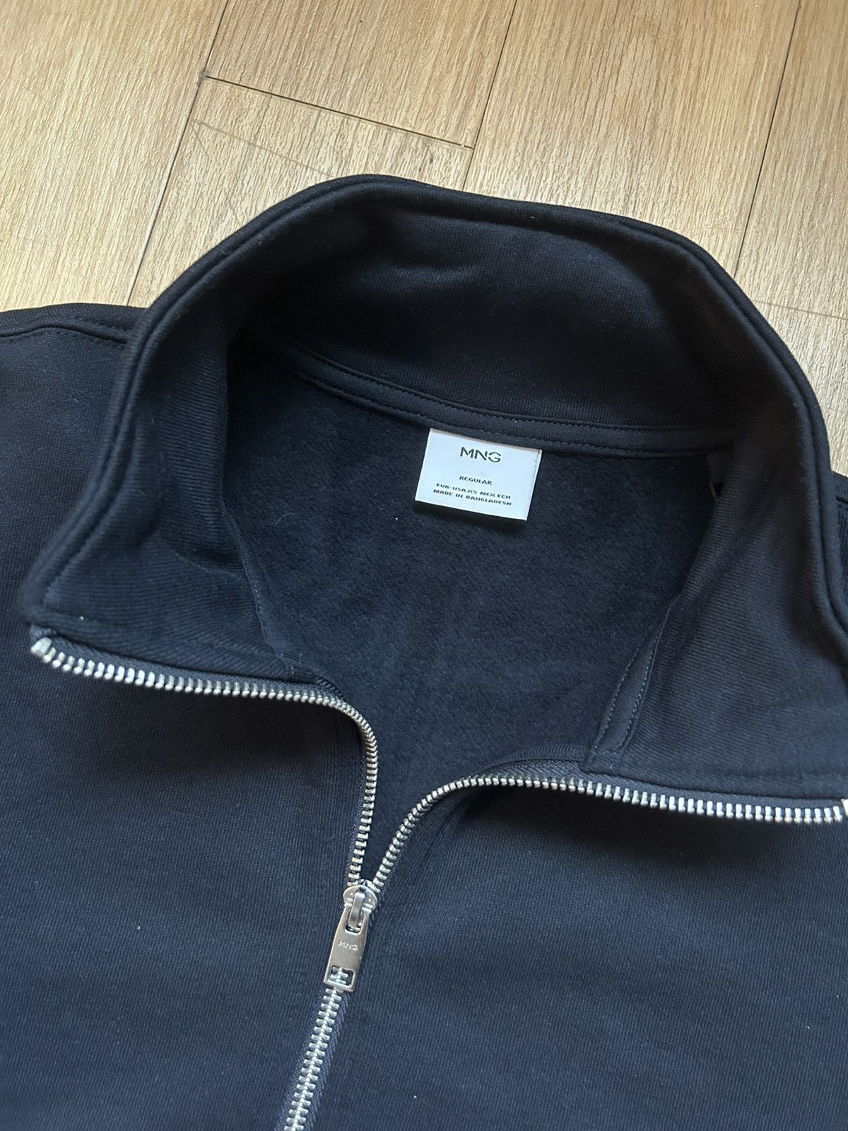 Mango Half Zip Sweatshirt in Dark Navy Size US XS / EU 42 / 0 - 2 Thumbnail