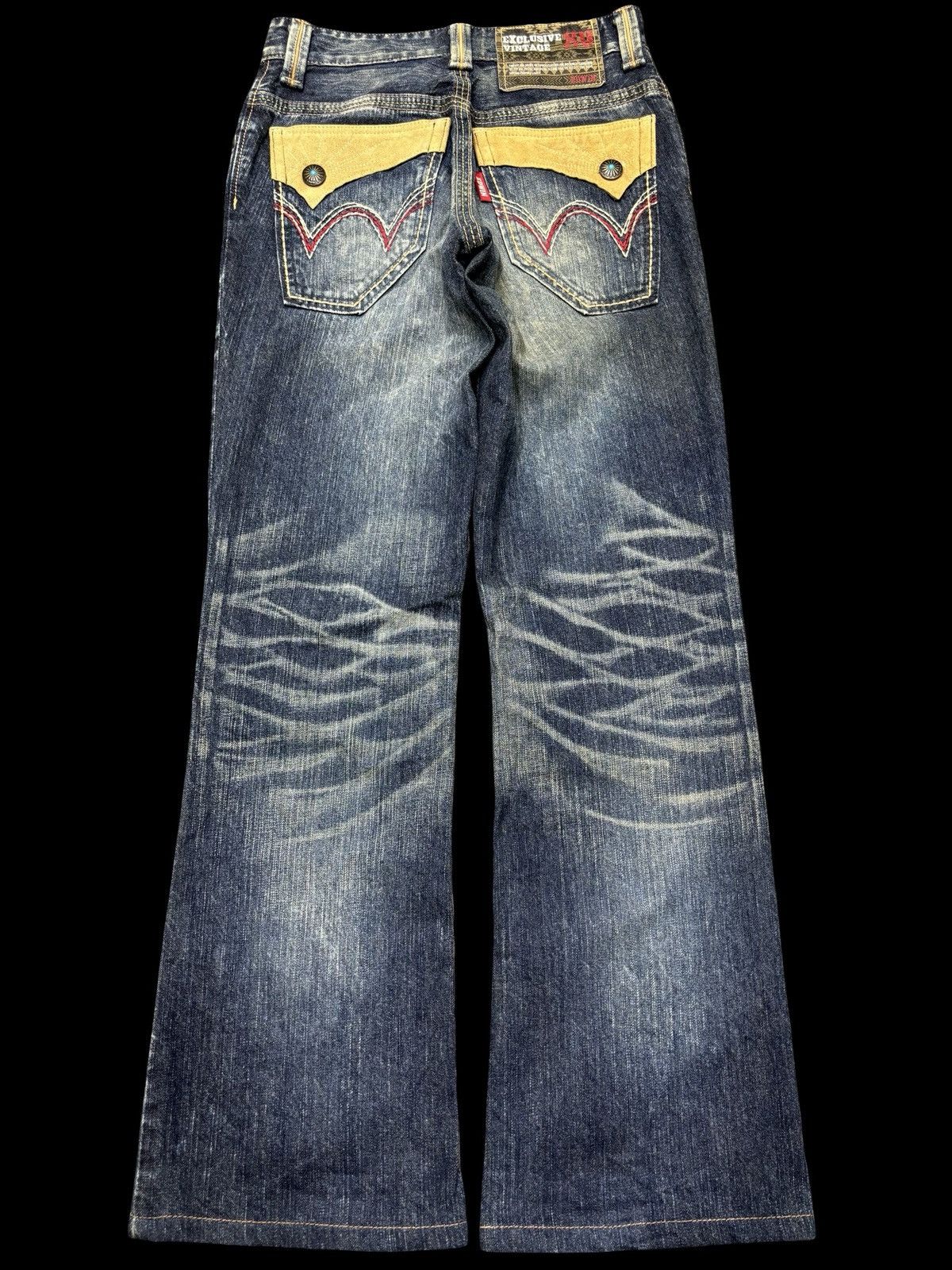 Edwin 💥Vintage Flare💥Edwin Sick Blue Stone Wash Flare Denim F645 Size US 28 / EU 44 - 2 Thumbnail