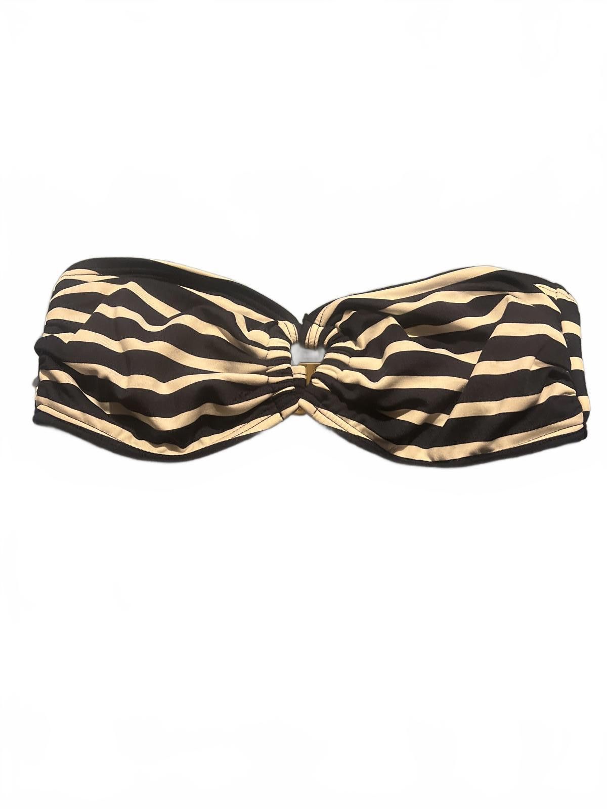 Michael Kors Micheal Kors Striped Bandeau Bikini Top halter Size ONE SIZE - 6 Thumbnail