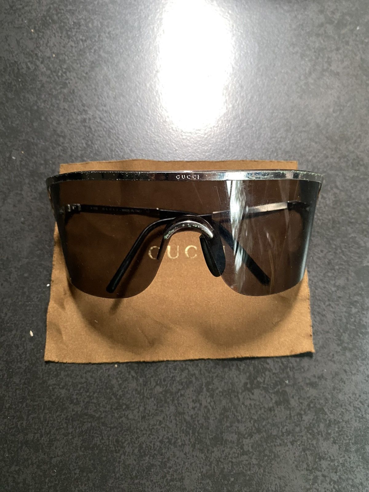 Gucci Aaliyah's Vintage 2001 Gucci GG 1651/S Sunglasses Size ONE SIZE - 5 Thumbnail