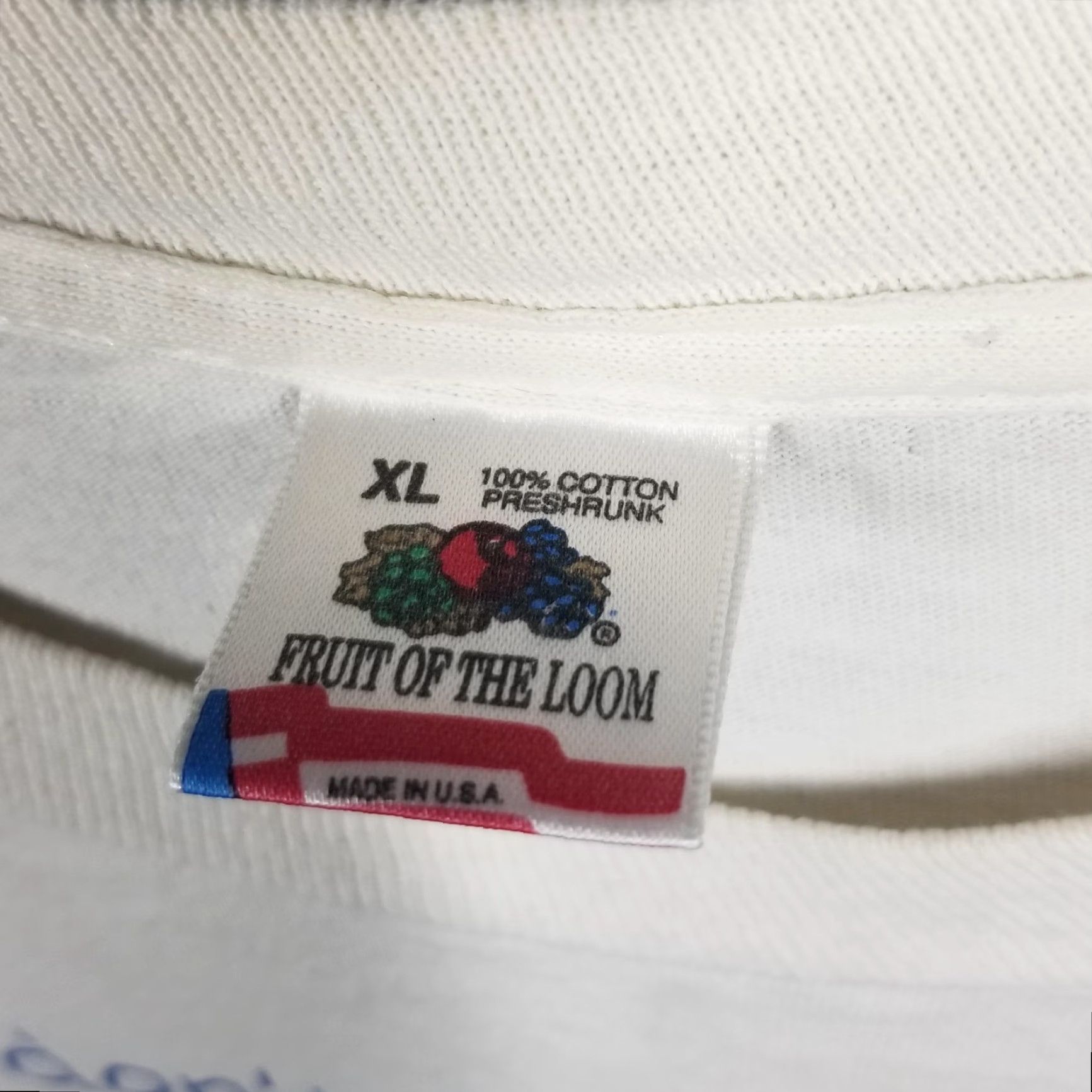Fruit Of The Loom VINTAGE Jack Schitt Family Tree Shirt Mens XL White Made USA 1989 Graphic 80s Size US XL / EU 56 / 4 - 6 Thumbnail