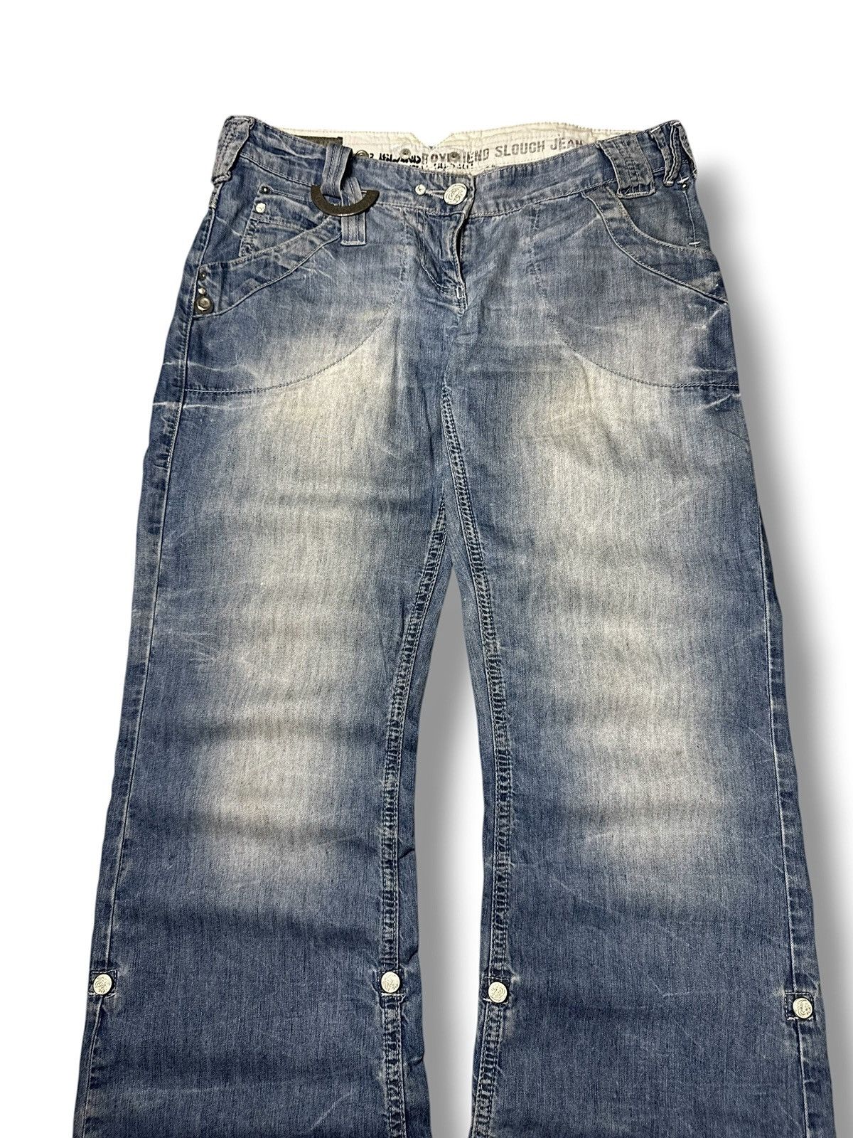 If Six Was Nine Flared Hysteric Glamour LGB If Six Was Nine Denim Jeans y2k Size US 30 / EU 46 - 3 Thumbnail
