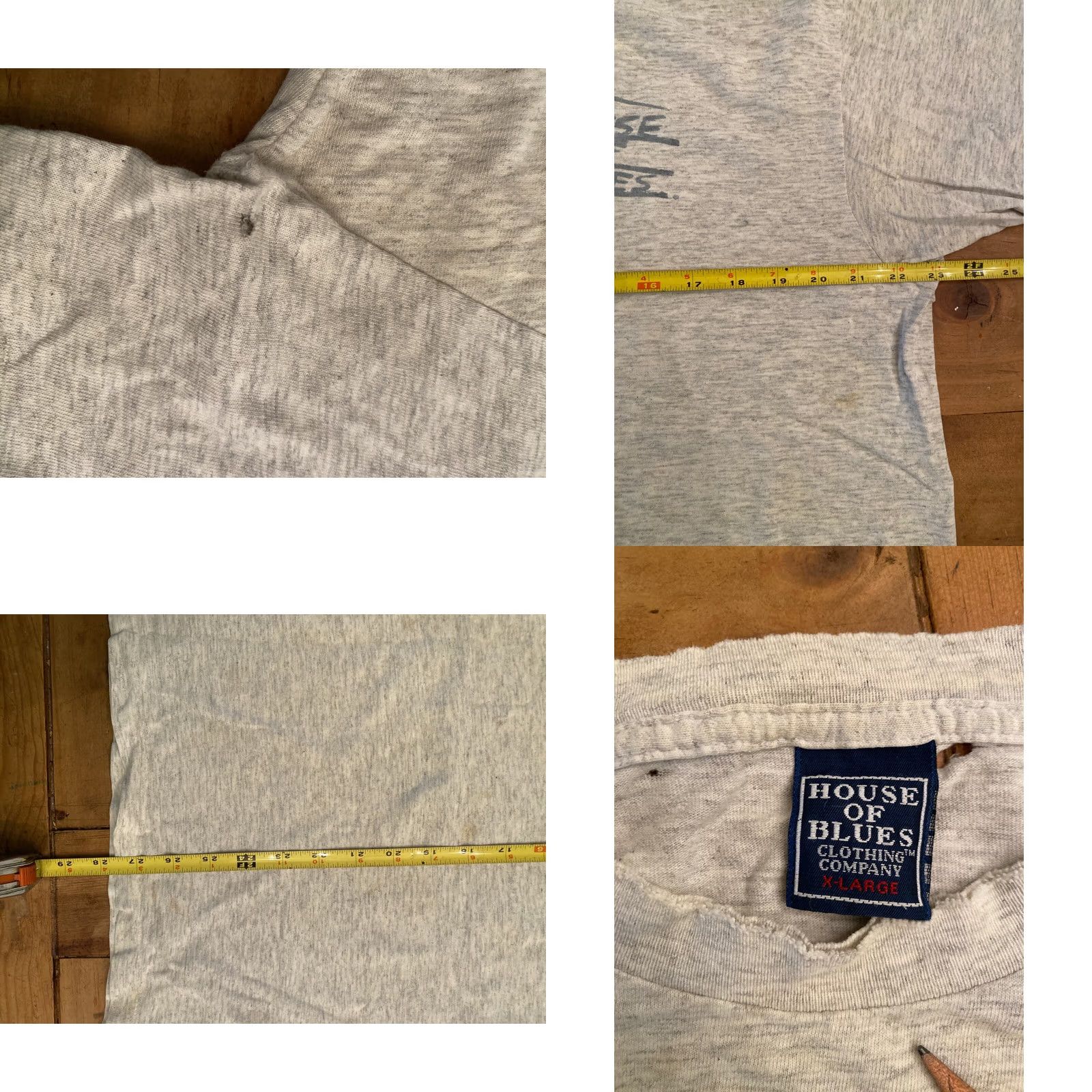 Vintage VINTAGE House Of Blues Shirt XL 90s New Orleans Single Stitch Bar Thrashed MmT Size US XL / EU 56 / 4 - 8 Thumbnail