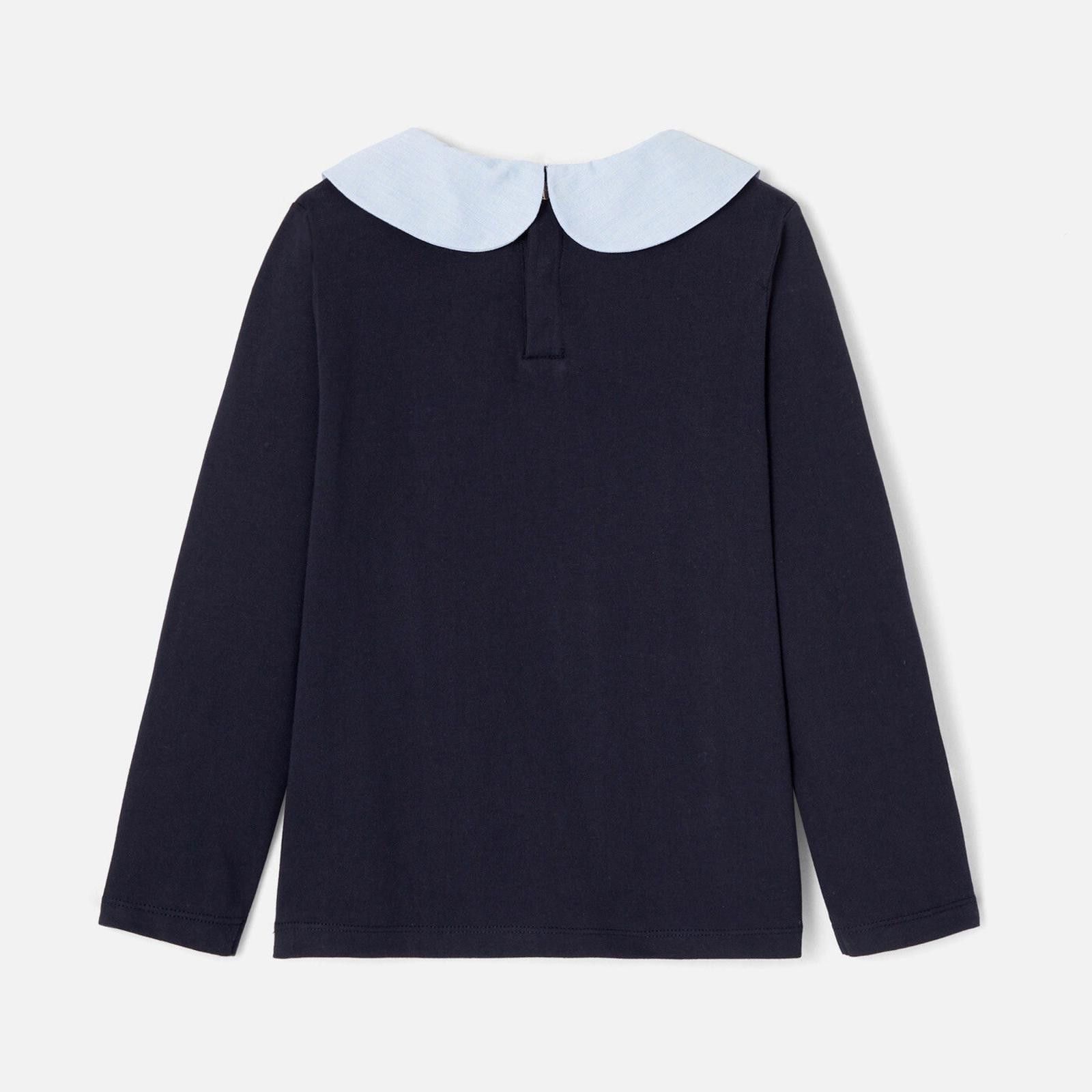 Designer Jacadi Long Sleeve Blouse Size 4T MSRP $65 Size US XXS / EU 40 - 2 Thumbnail