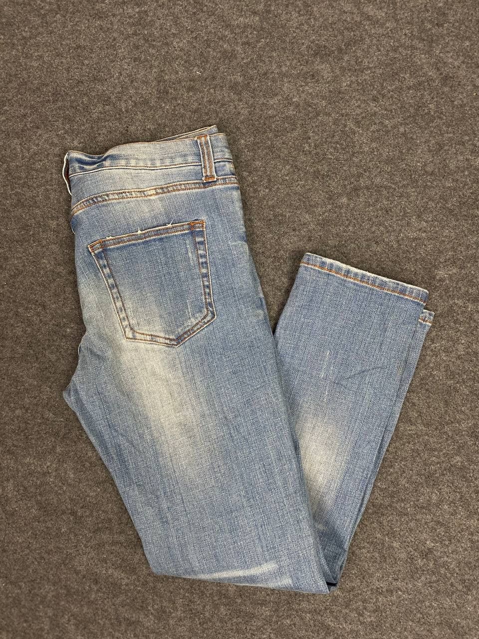 image of Elle Paris Distressed Denim Nice Design in Light Blue Jeans, Women's (Size 32)