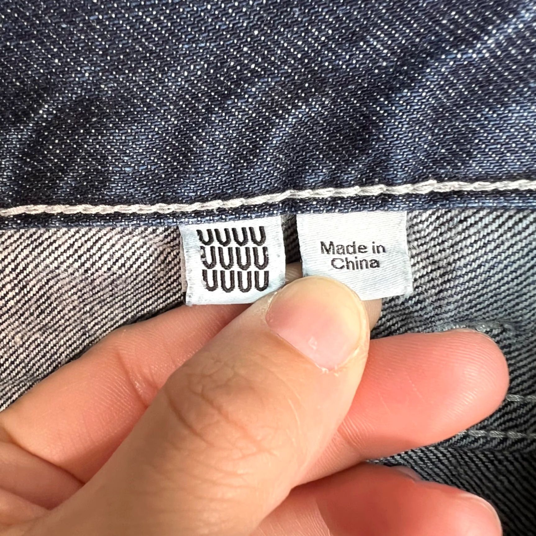 Uniqlo Uniqlo U Womens Size 25 High-Waist Straight-Leg Denim Jeans Blue Size 42" / US 20 - 3 Thumbnail