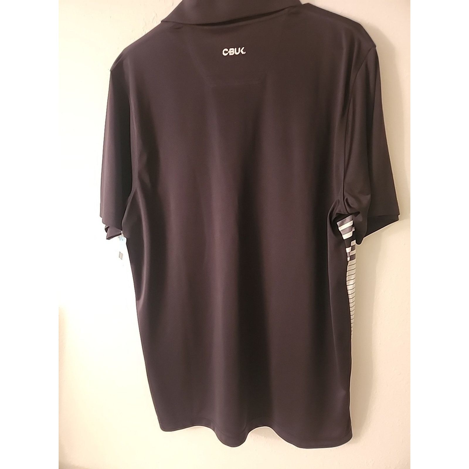 Other Corona Multicolor Golf Polo Black and Striped Mens dry fit Size US L / EU 52-54 / 3 - 7 Thumbnail