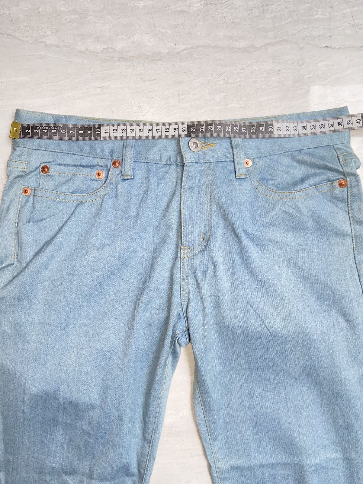 Comme des Garcons × Japanese Brand × Junya Watanabe COMME Des GARCONS JUNYA WATANABE Blue Jeans Size US 29 - 3 Thumbnail
