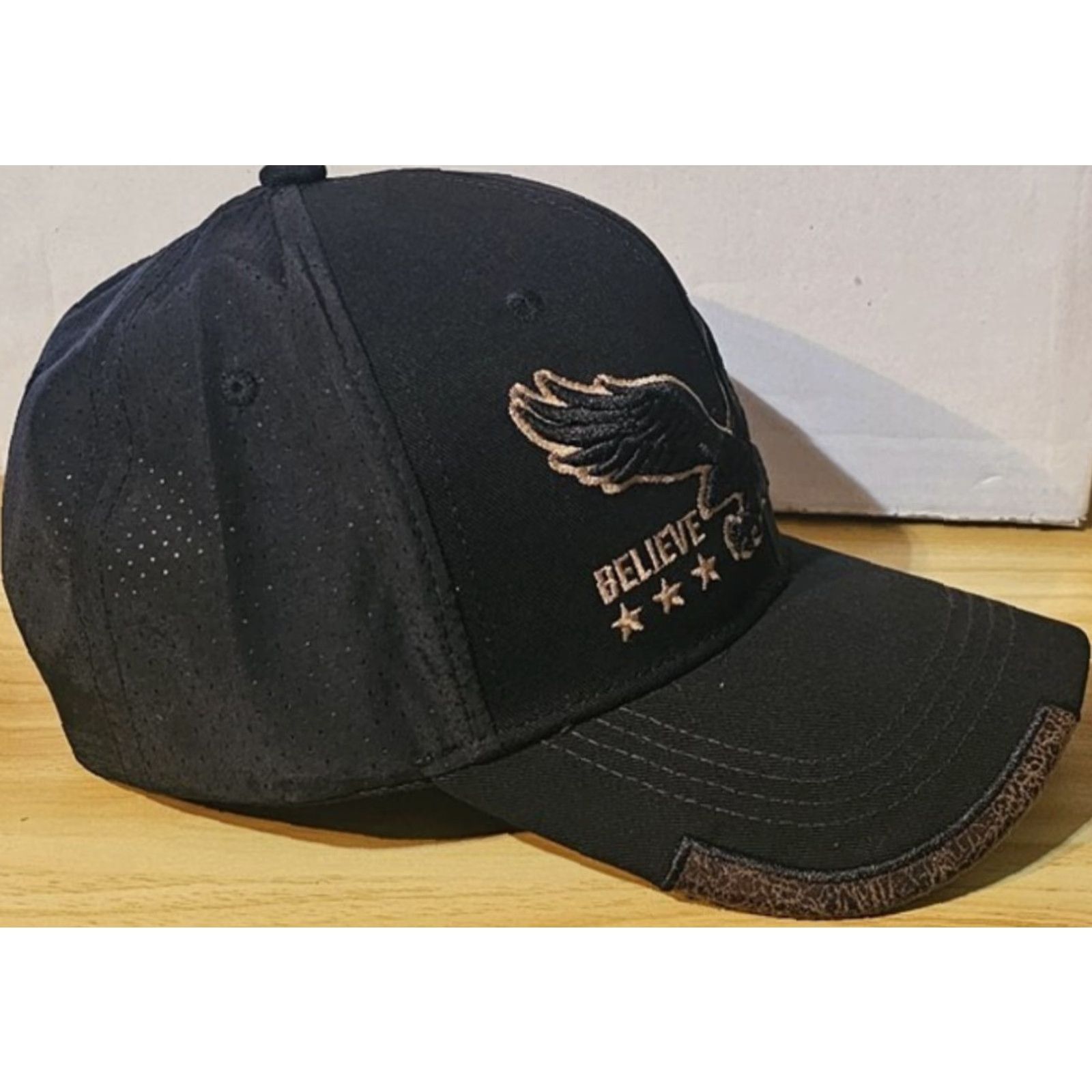 Vintage EAGLE FLYING BELIEVE USA STAR FLAG SNAPBACK BASEBALL CAP ( B ) Size ONE SIZE - 3 Thumbnail