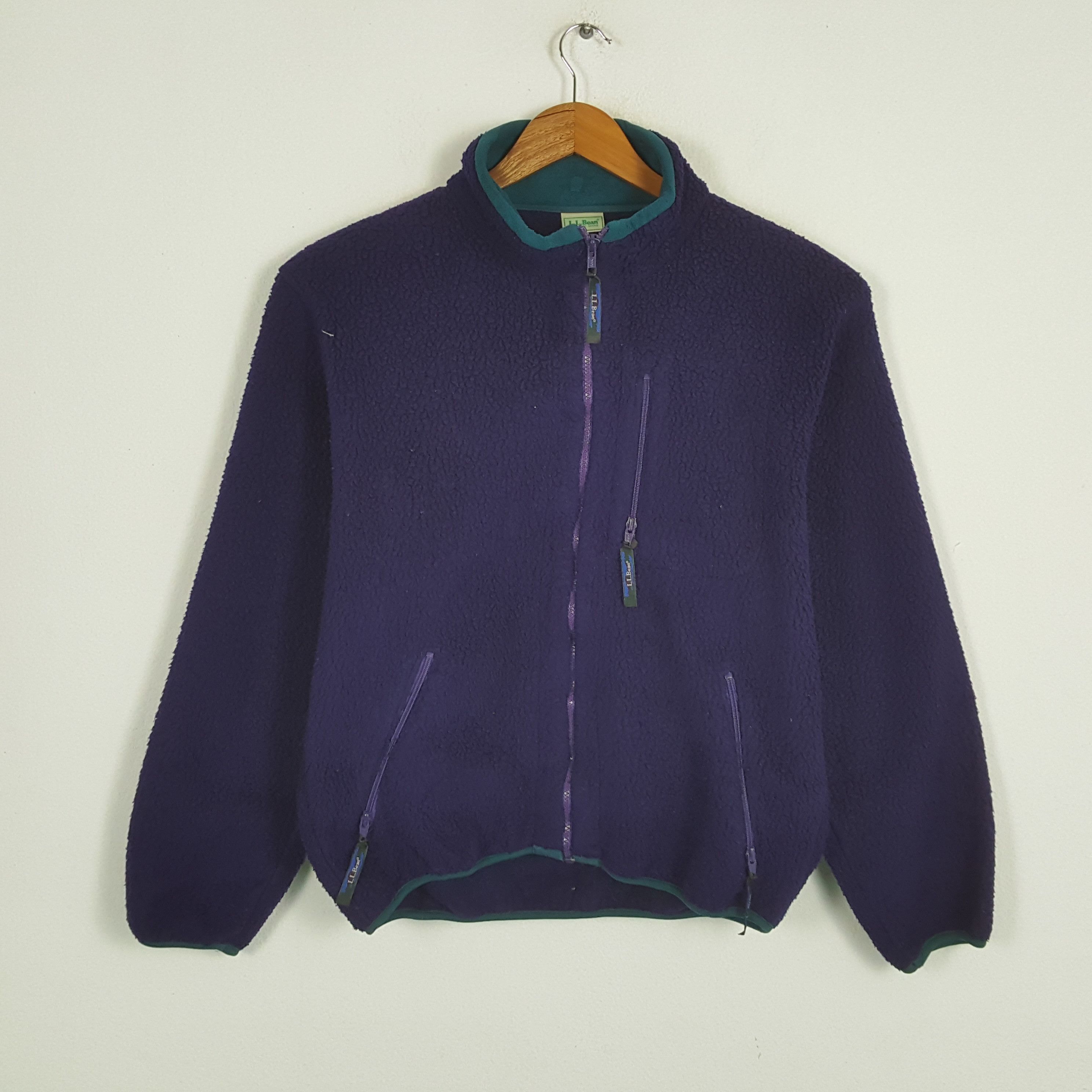 L.L. Bean × Vintage Vintage L.L BEAN American Brand Sherpa Fleece Jacket Size US L / EU 52-54 / 3 - 1 Thumbnail