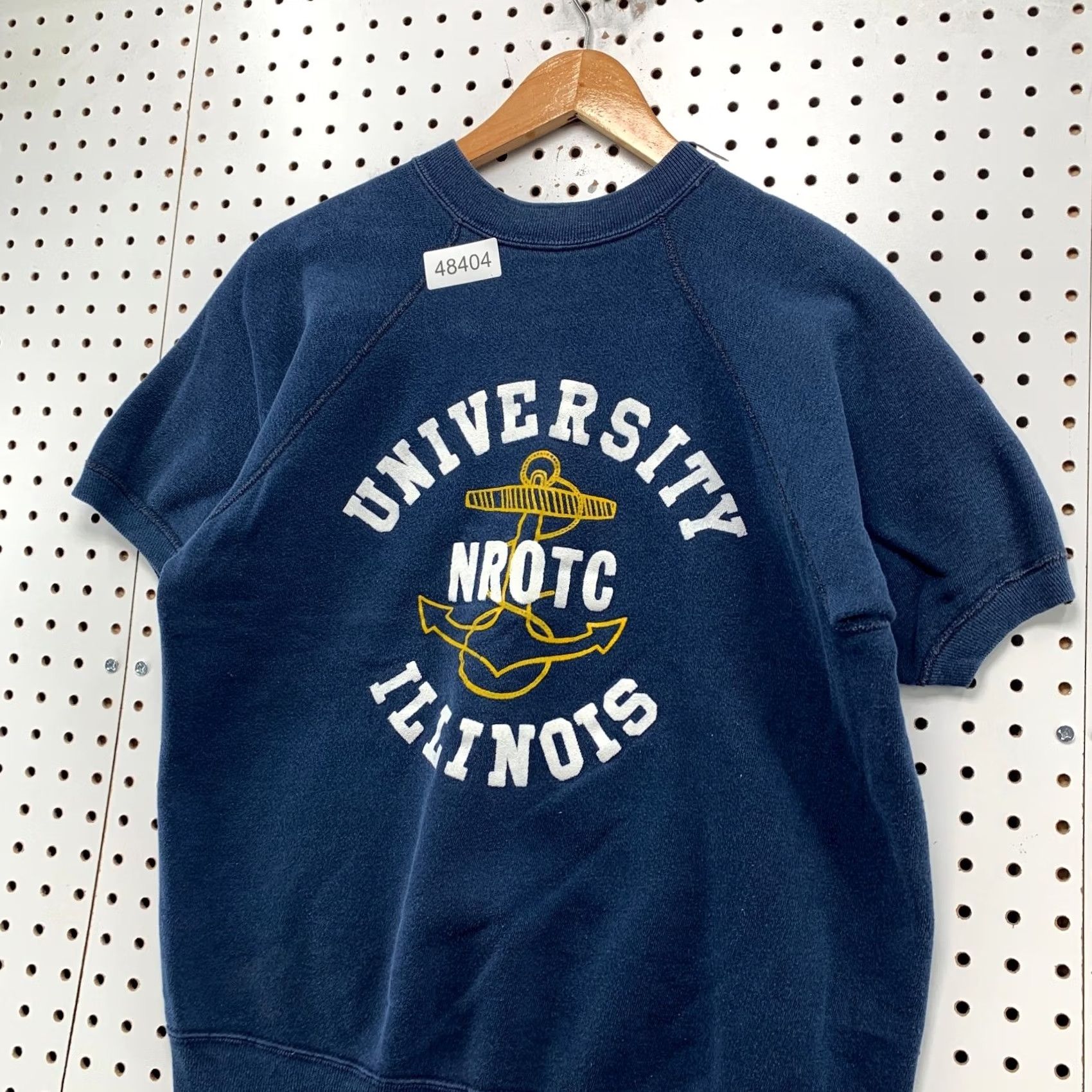 Vintage Vintage University Illinois Sweatshirt Mens M Navy 50s Flock Print Military Shirt Sneakers? Size US M / EU 48-50 / 2 - 6 Thumbnail