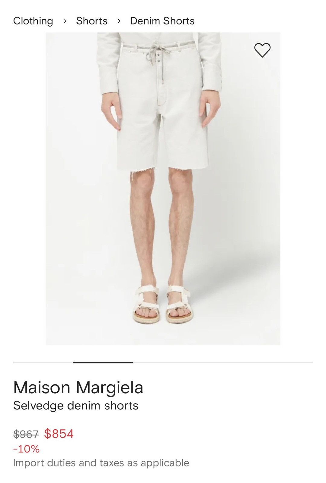 Maison Margiela Maison Margiela Shorts - denim cut off Size US 32 / EU 48 - 1 Thumbnail