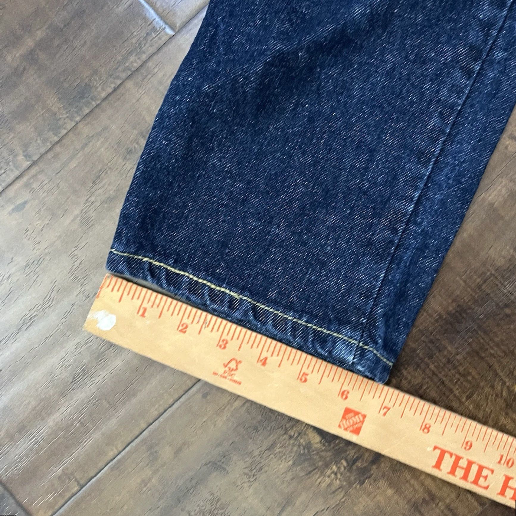 Denime VINTAGE Levi's SilverTab Denim Jeans Womens Medium 30 In Waist 31 In Inseam 90s Dark Blue Straight 665 USA Size 32" / US 10 / IT 46 - 6 Thumbnail