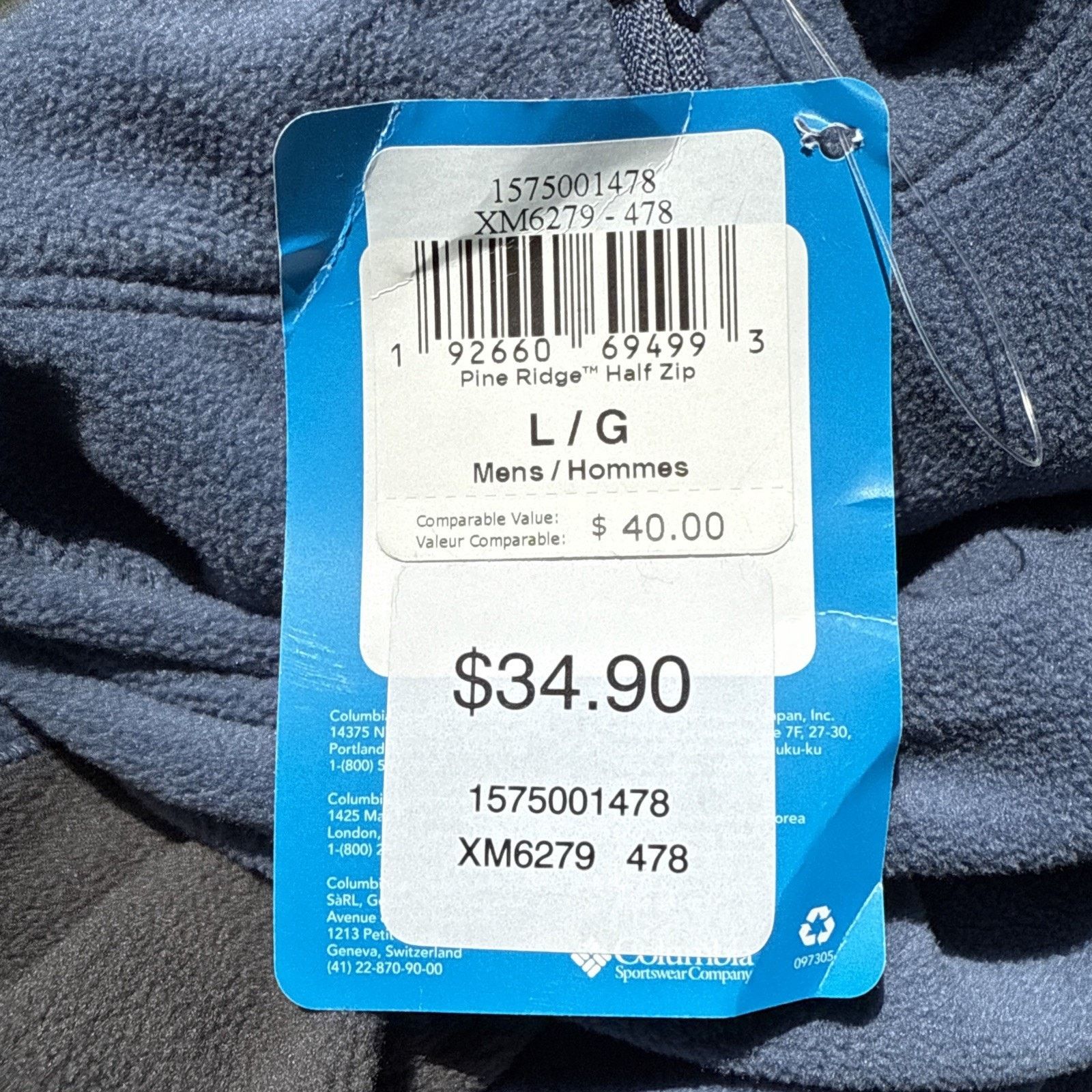 Columbia Columbia Women's Two-Toned Quarter Zip Pullover - Large Size L / US 10 / IT 46 - 5 Thumbnail