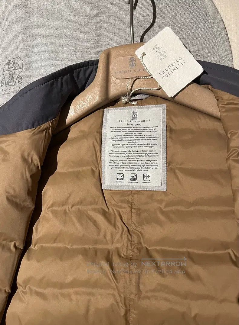 Brunello Cucinelli Brunello Cucinelli Men's Down Jacket Size US M / EU 48-50 / 2 - 4 Thumbnail
