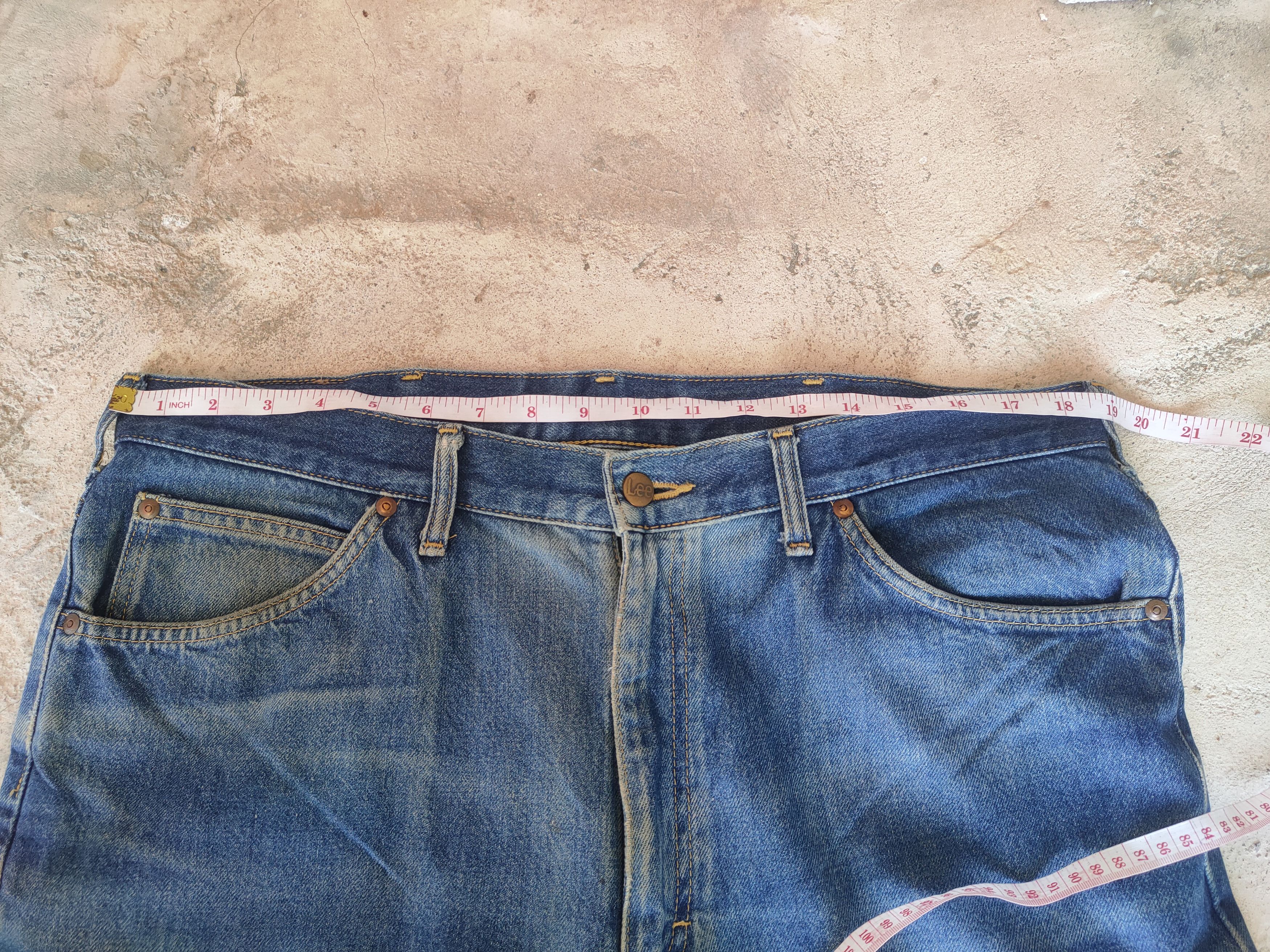 Jean × Lee W38 VINTAGE LEE FADED DISTRESSED JEAN PANTS Size US 38 / EU 54 - 6 Thumbnail