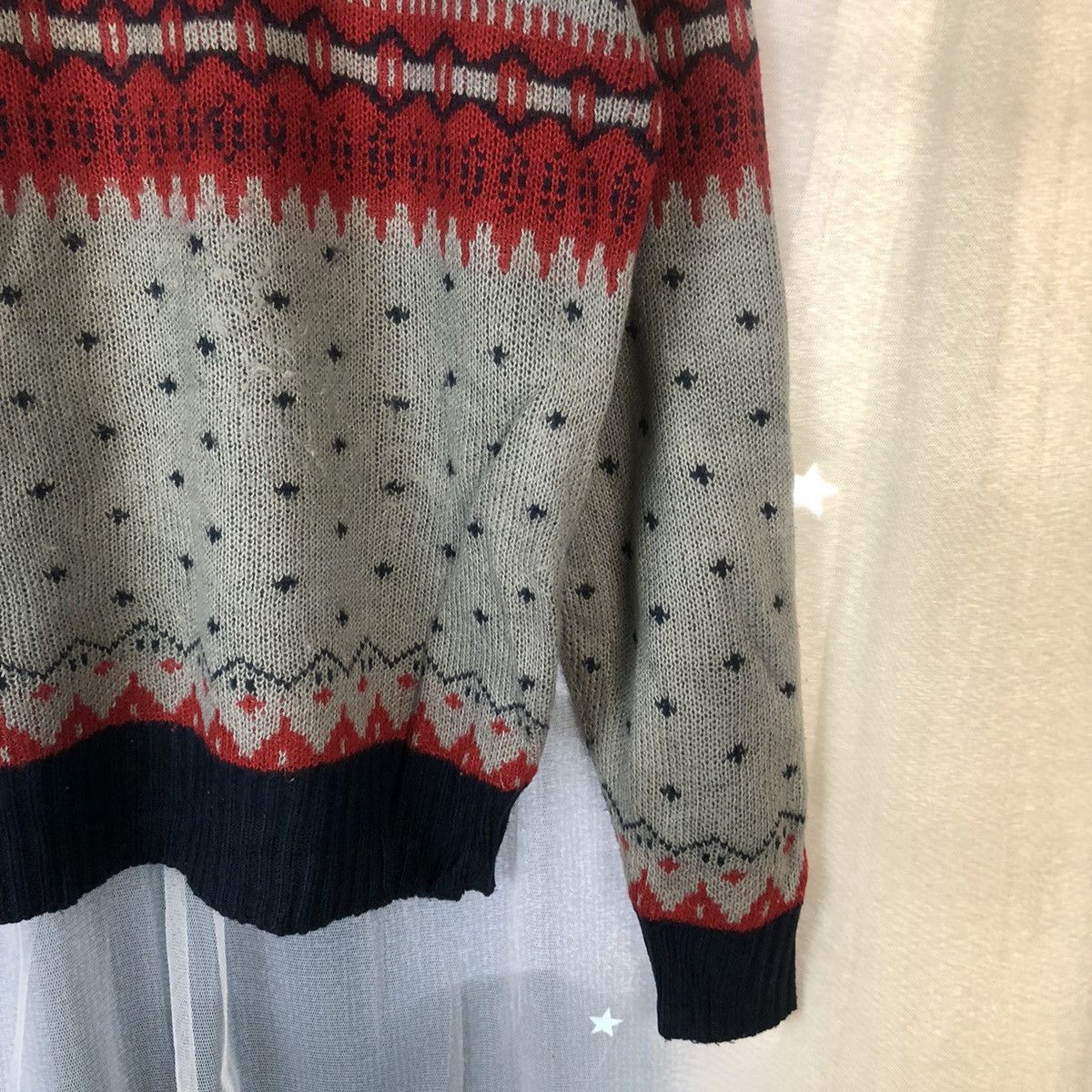 Homespun Knitwear × Japanese Brand Virgin Voyage art design Knitwear vintage #7410 Size M / US 6-8 / IT 42-44 - 8 Thumbnail