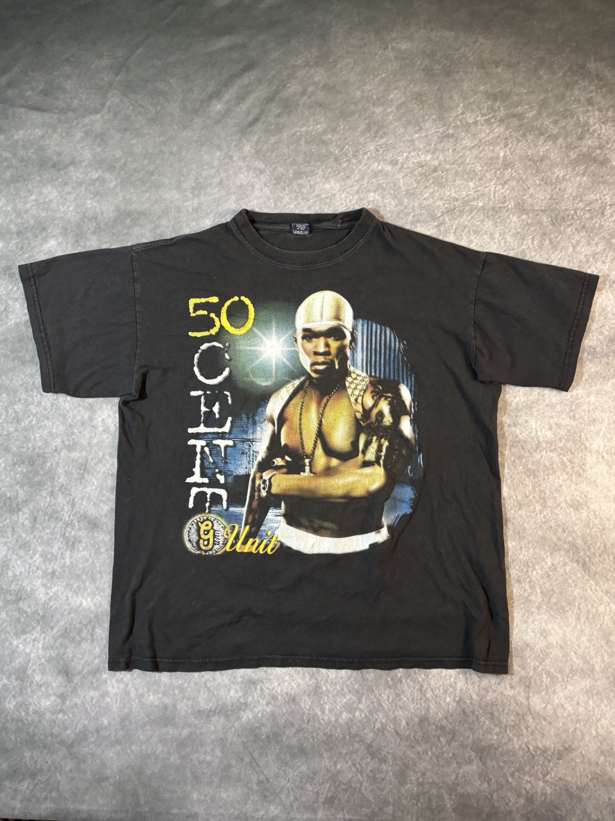 Rap Tees Vintage 50 Cent Parking Lot Bootleg Tee G-Unit 1990s Rap Tee Size US M / EU 48-50 / 2 - 8 Thumbnail