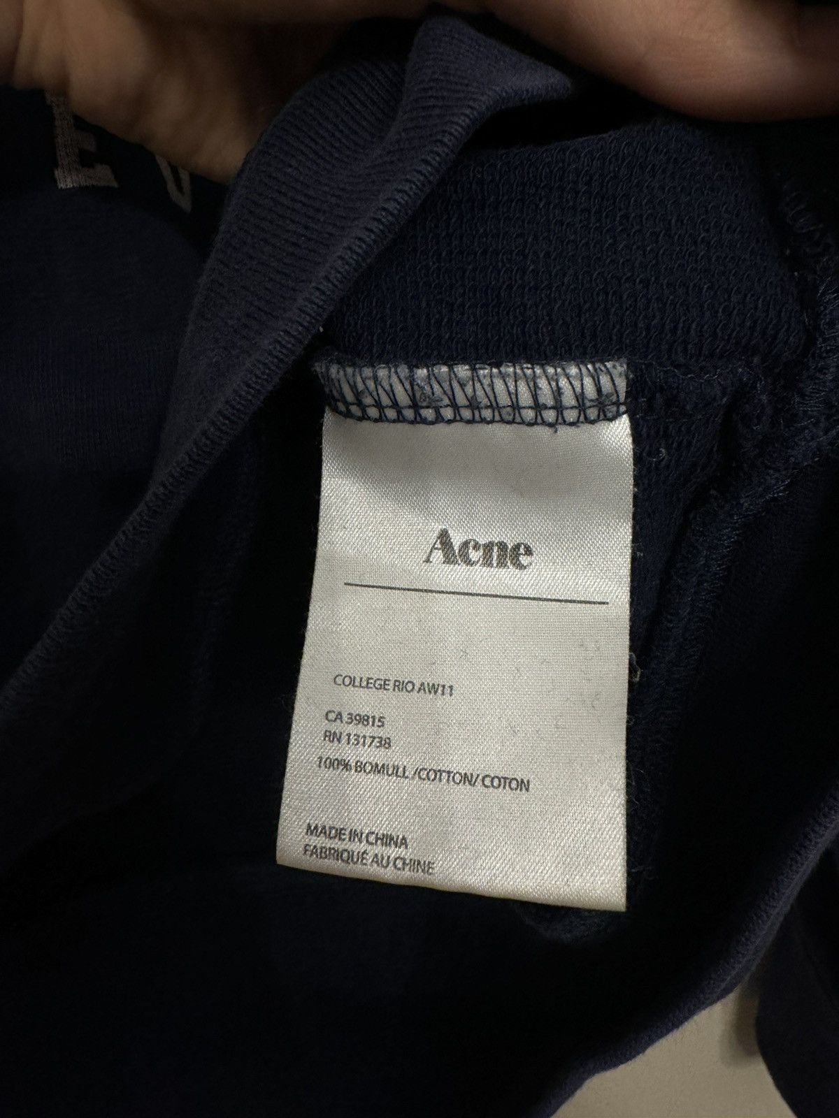 Acne Studios Acne Studios AW 11 Rio de Janeiro sweatshirt vintage Size US S / EU 44-46 / 1 - 5 Thumbnail