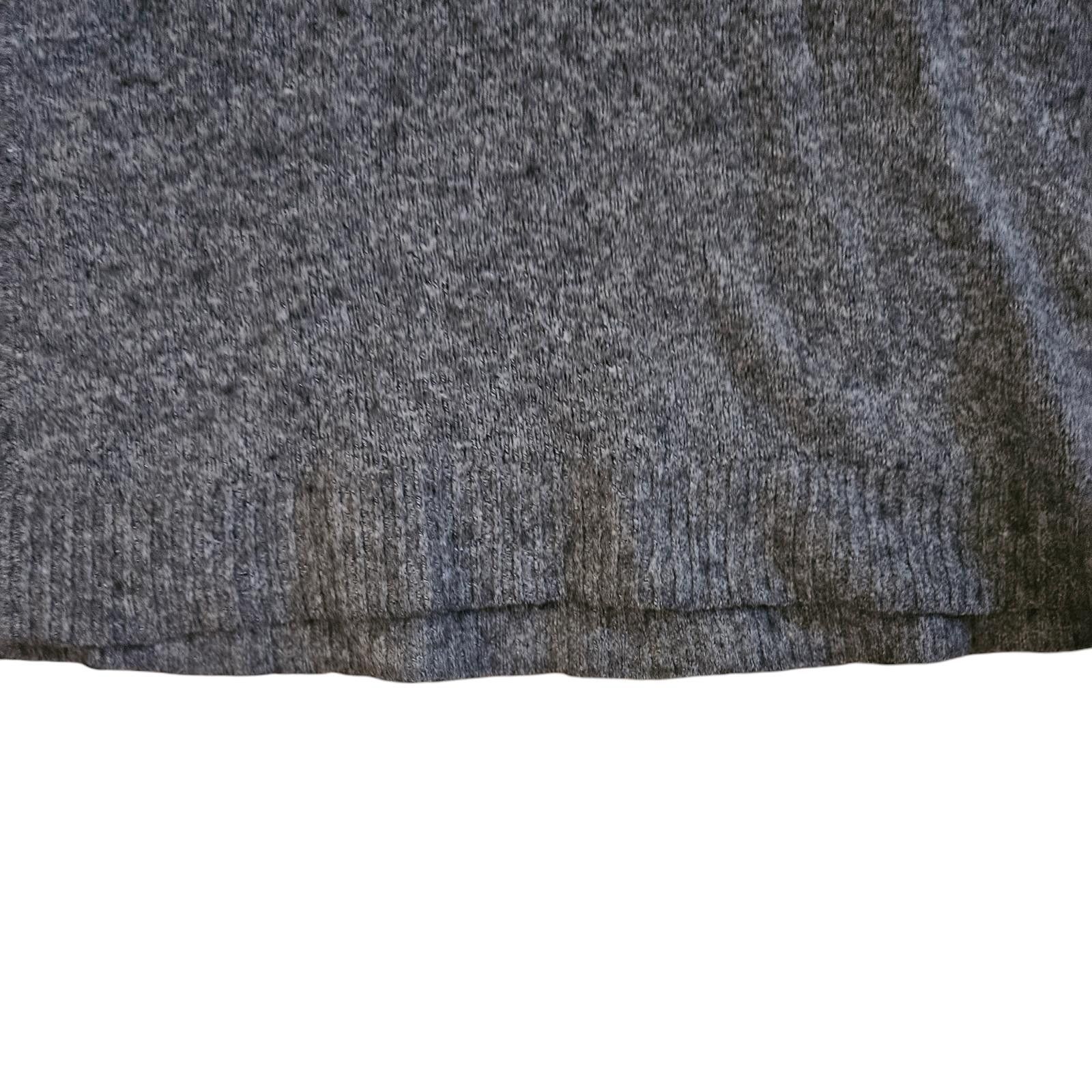 Madewell Madswell Cozy Cropped Long Sleeve Sweater in Gray - Size L Size L / US 10 / IT 46 - 3 Thumbnail