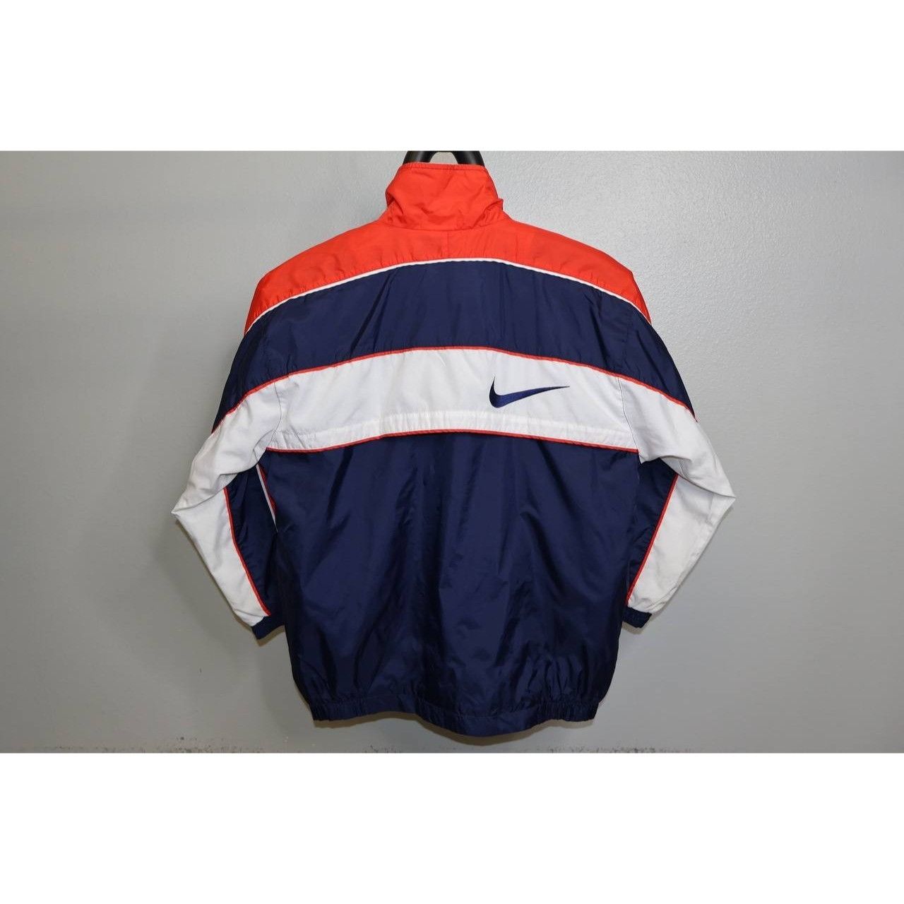 Nike Nike Sportswear Navy Red/White Strip Windbreaker Jacket Size US L / EU 52-54 / 3 - 2 Thumbnail