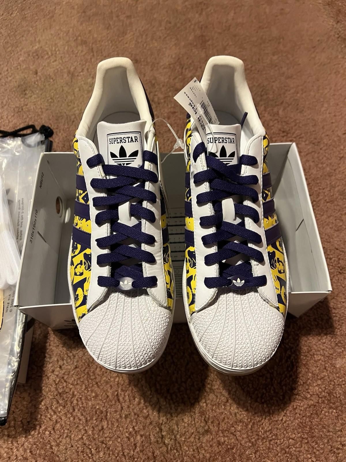 Adidas ADIDAS 35th ANNIVERSARY SUPERSTAR KAREEM ANDY WARHOL 133748 Size US 11 / EU 44 - 2 Thumbnail