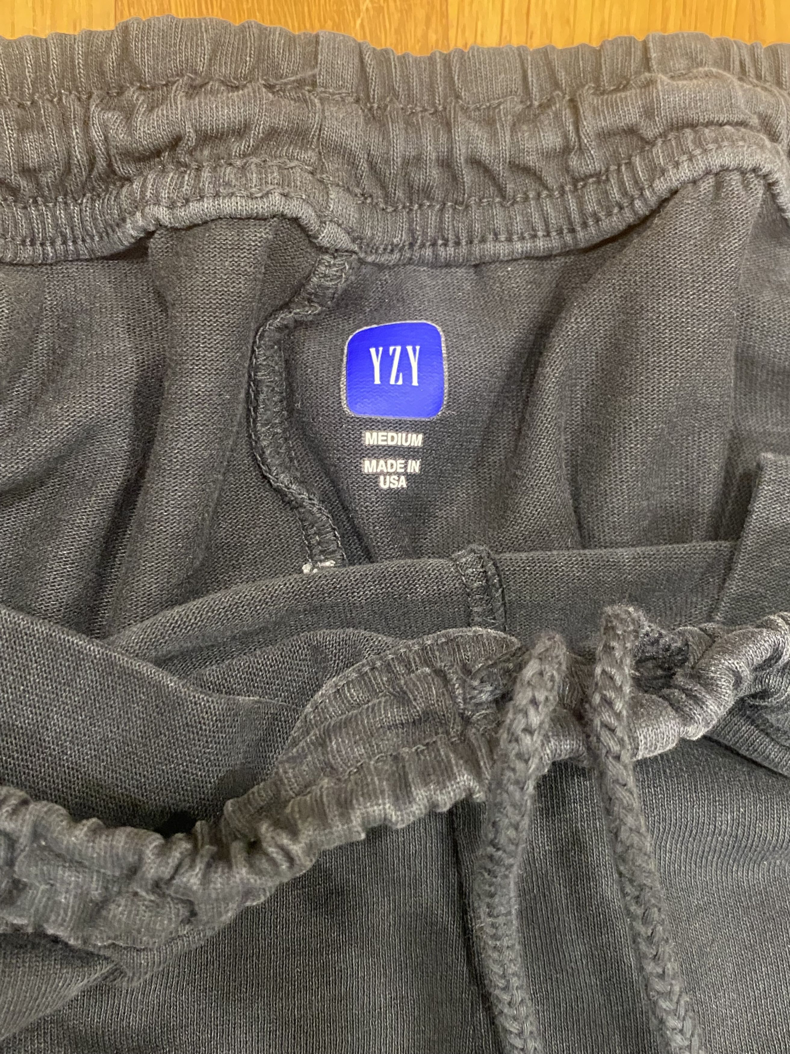 Balenciaga × Gap × Yeezy Washed Black Yeezy Gap Fitted Sweatpants Size US 32 / EU 48 - 4 Thumbnail